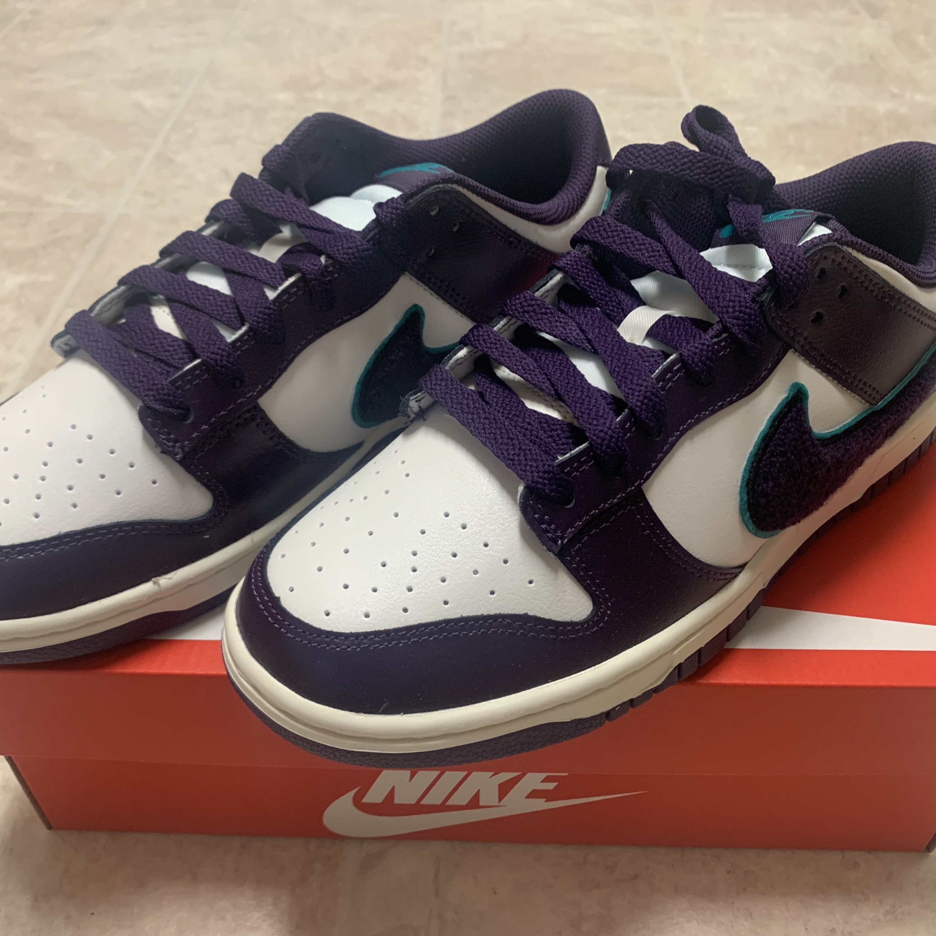 Nike Dunk Low Grand Purple 착용 스타일