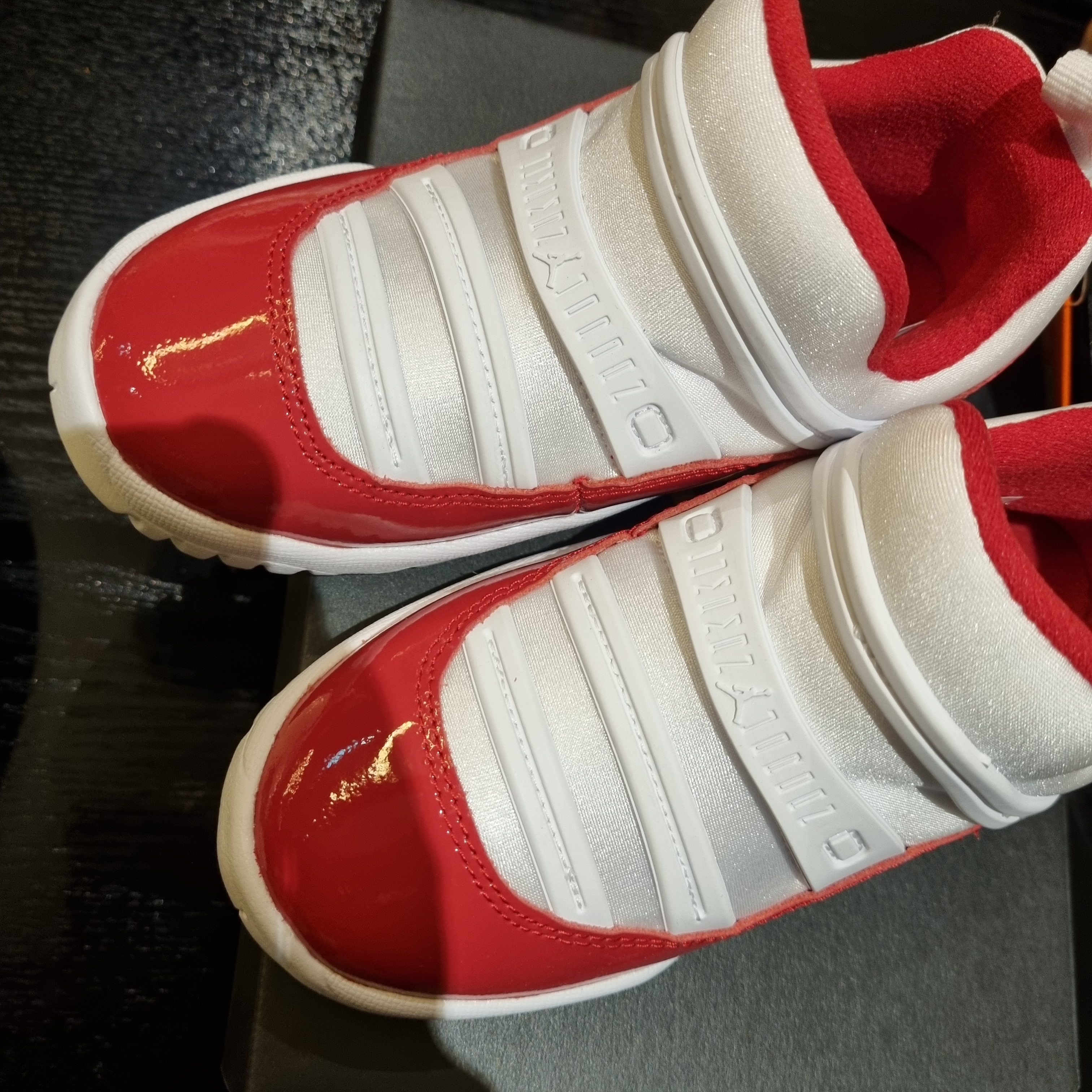 (TD) Jordan 11 Retro Little Flex Varsity Red, Nike SB Dunk Low Pro Light Cognac 착용 스타일 - 1