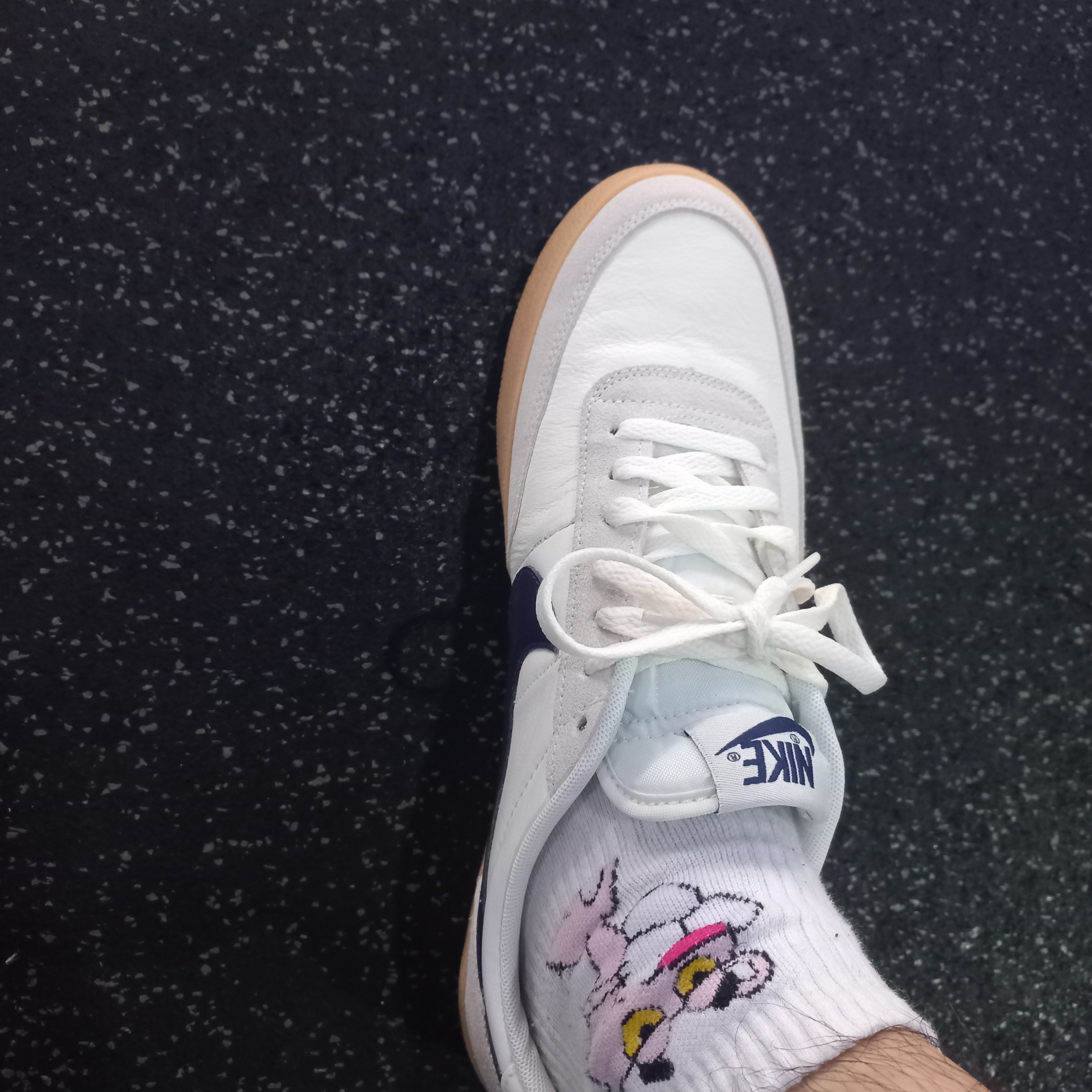 Nike x J.Crew Killshot 2 Sail Midnight Navy 착용 스타일 - 1