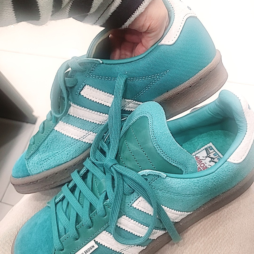 Adidas x Darryl Brown Campus 80 Active Green 착용 스타일 - 3