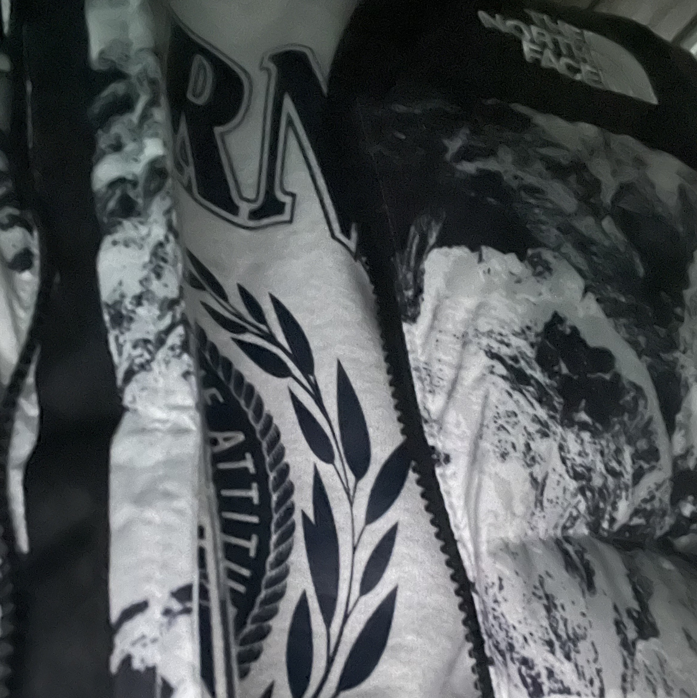 The North Face 1996 Novelty Nuptse Jacket Nutral Gray 착용 스타일 - 2