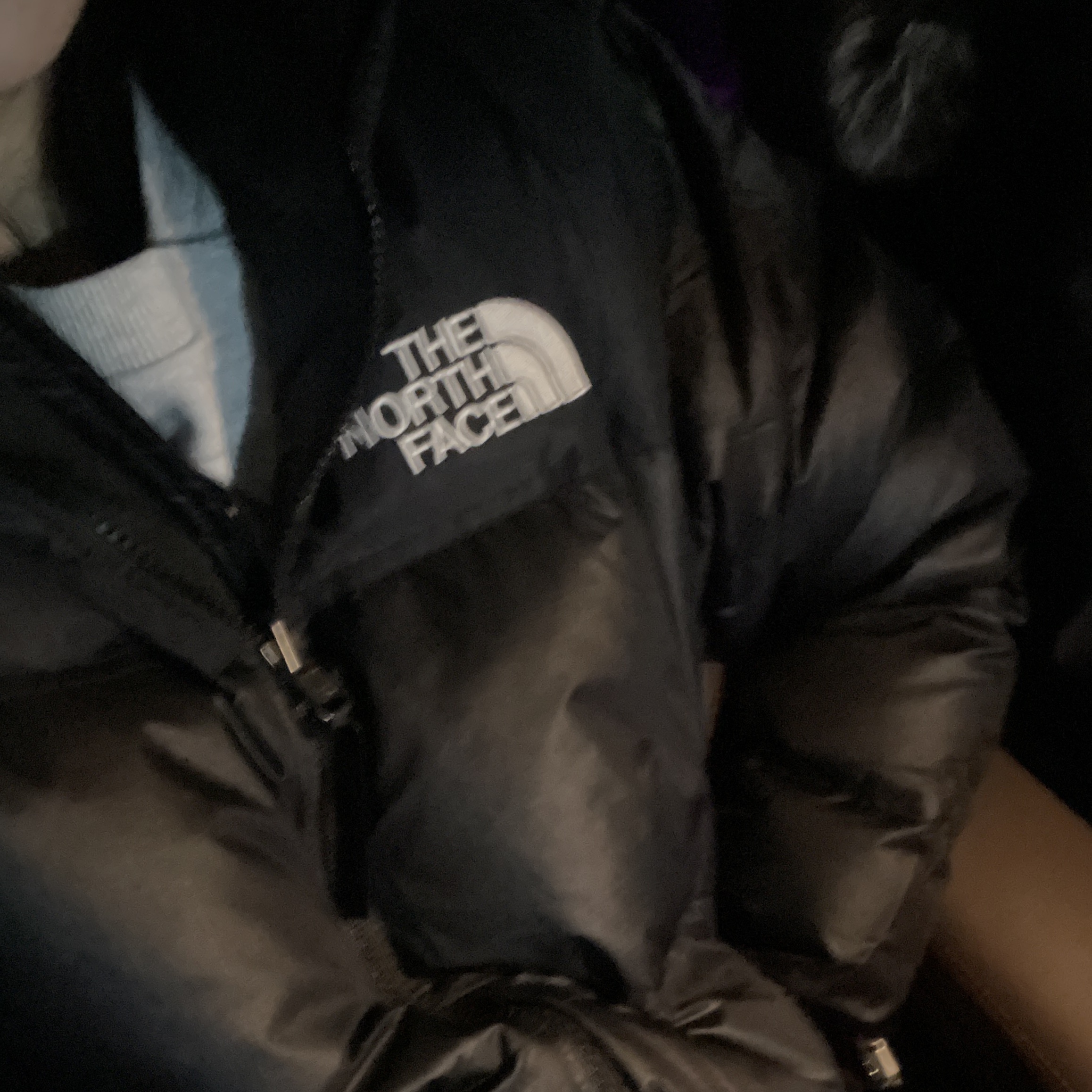 The North Face 1996 Eco Nuptse Jacket Black 착용 스타일 - 2
