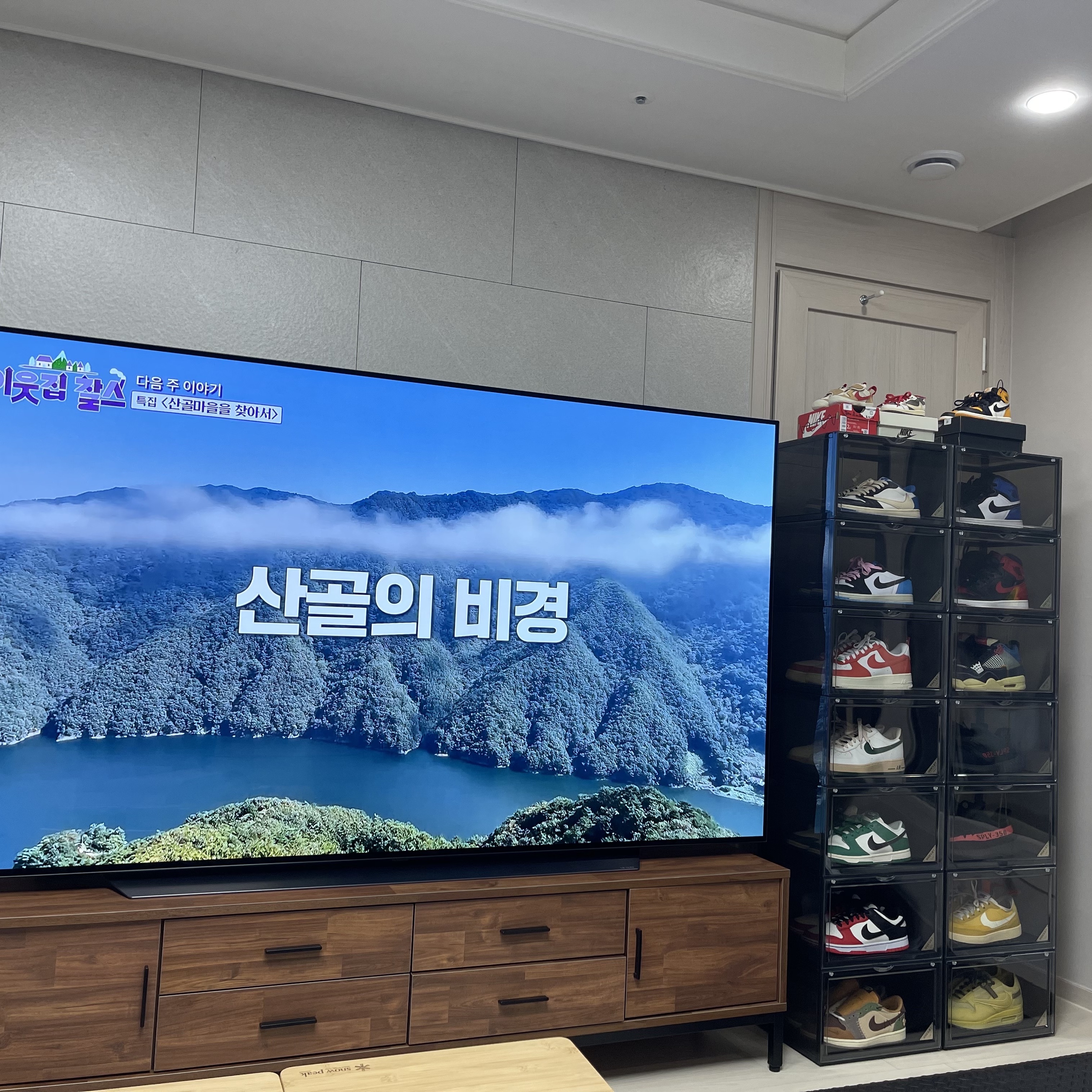 Jordan 1 x Travis Scott x Fragment Retro Low OG SP Military Blue 착용 스타일