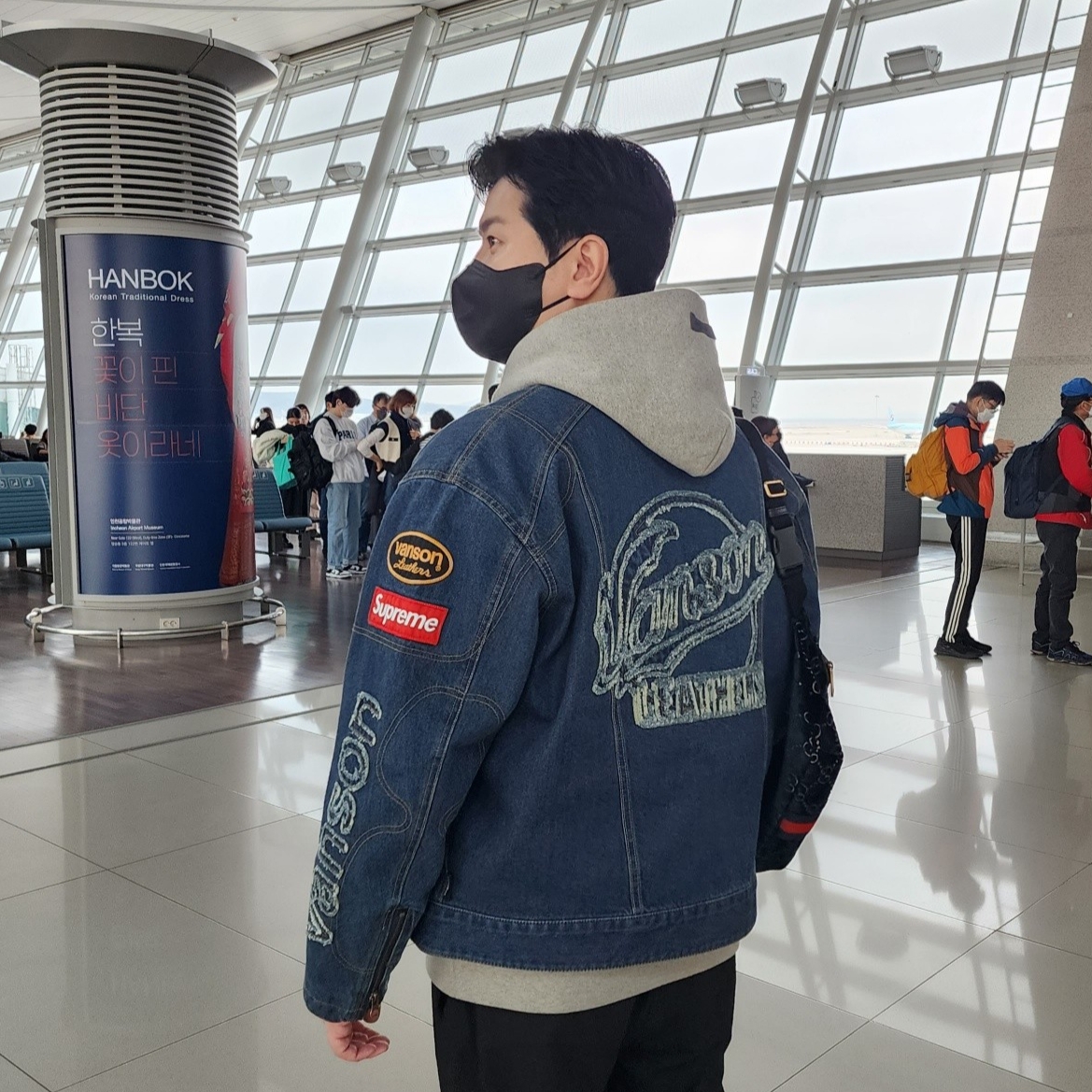 Supreme Vanson Leathers Cordura Denim Jacket