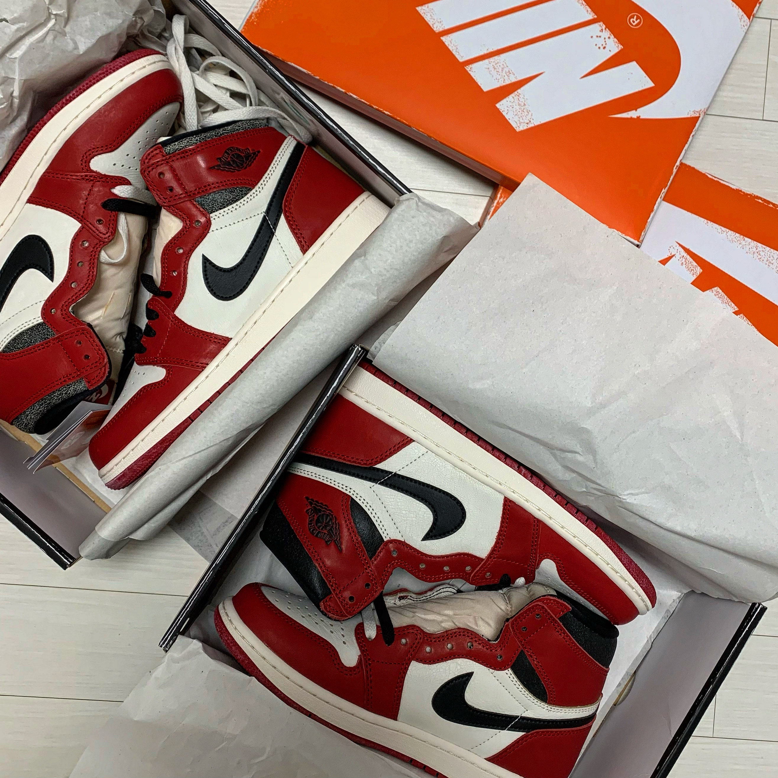 Jordan 1 Retro High OG Chicago 2022, (GS) Jordan 1 Retro High OG Chicago 2022 착용 스타일