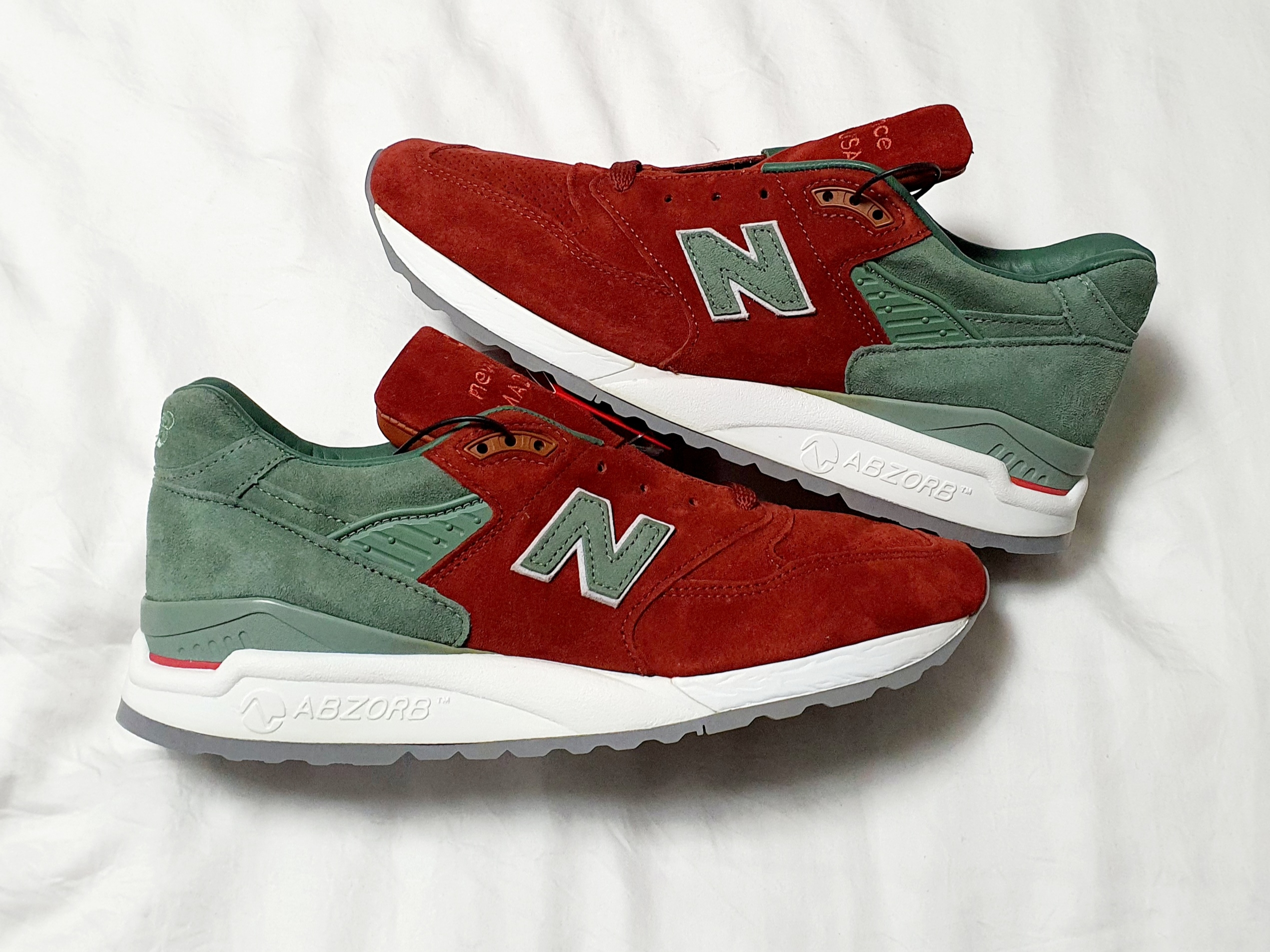 New Balance x Concepts 998 Made in USA City Rivalry Boston 착용 스타일 - 4