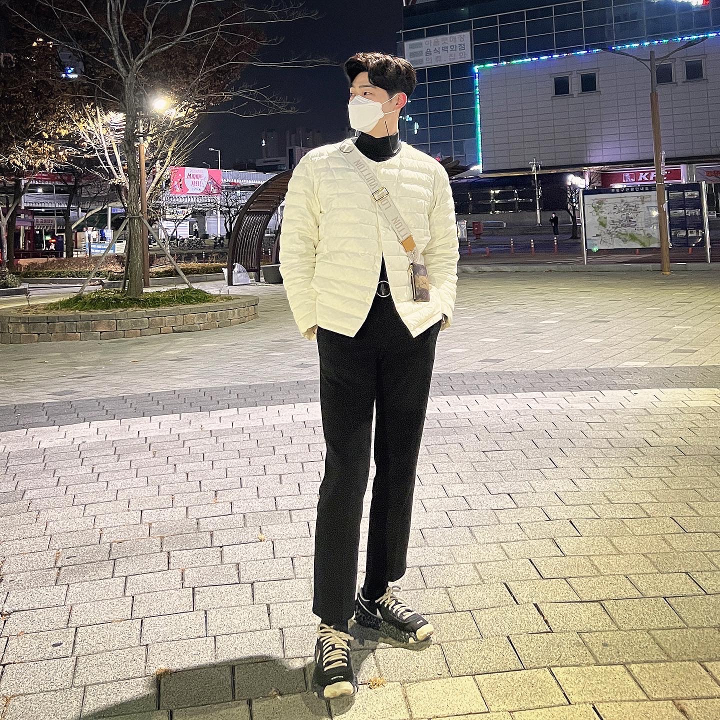 Nike x Undercover Overbreak SP Black, Louis Vuitton x Nigo Trio Messenger Marron 착용 스타일 - 3