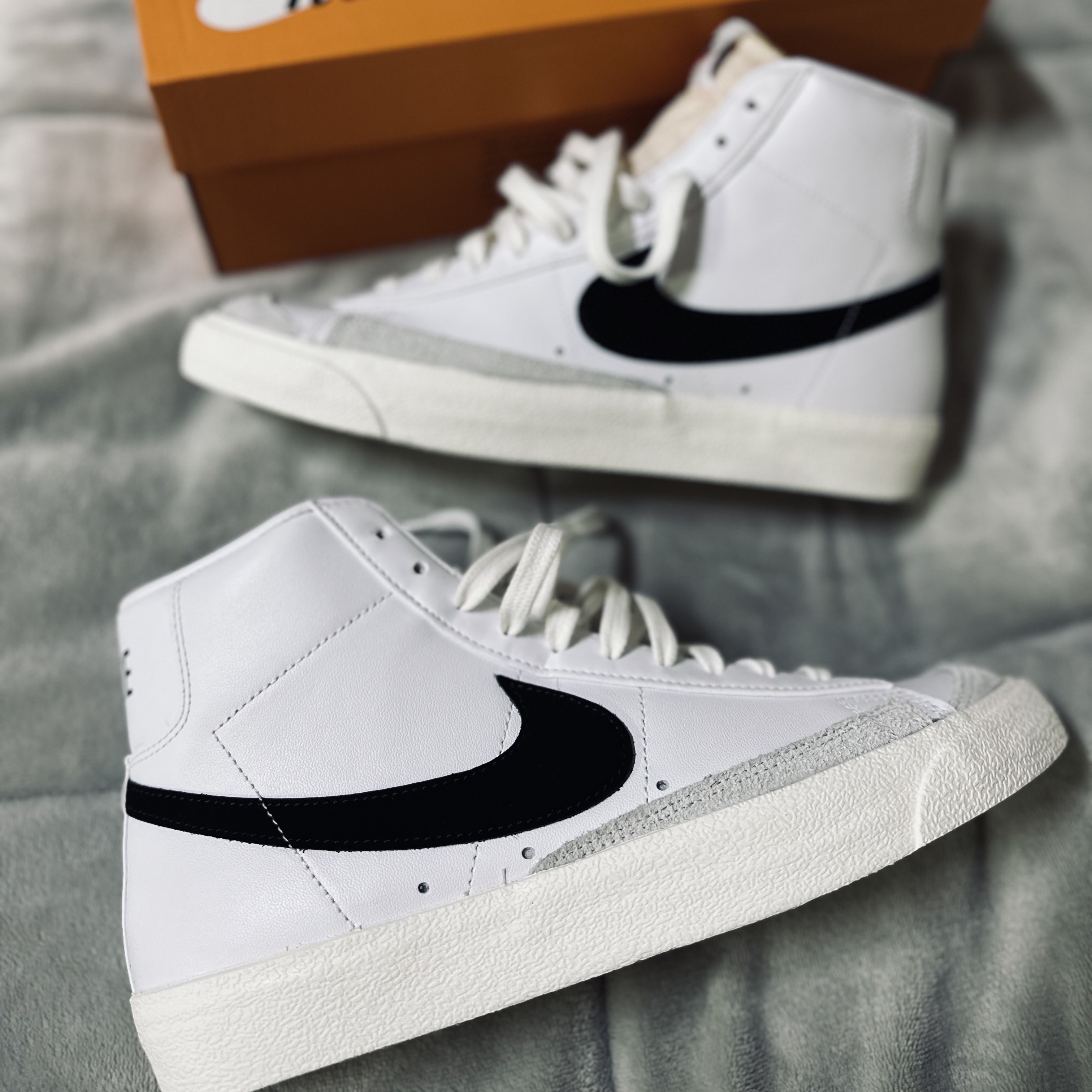 Nike Blazer Mid '77 Vintage White Black 착용 스타일