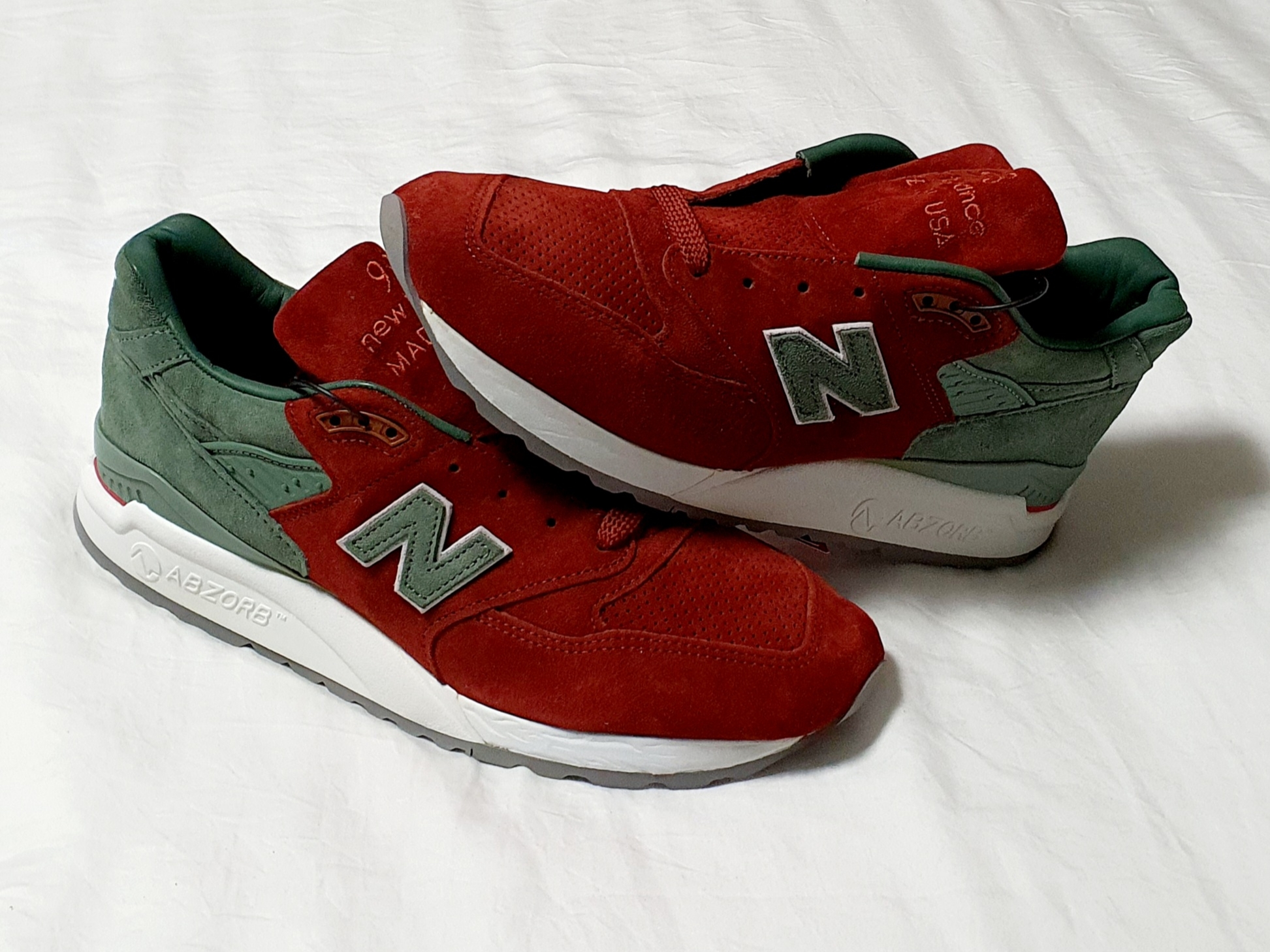 New Balance x Concepts 998 Made in USA City Rivalry Boston 착용 스타일 - 5
