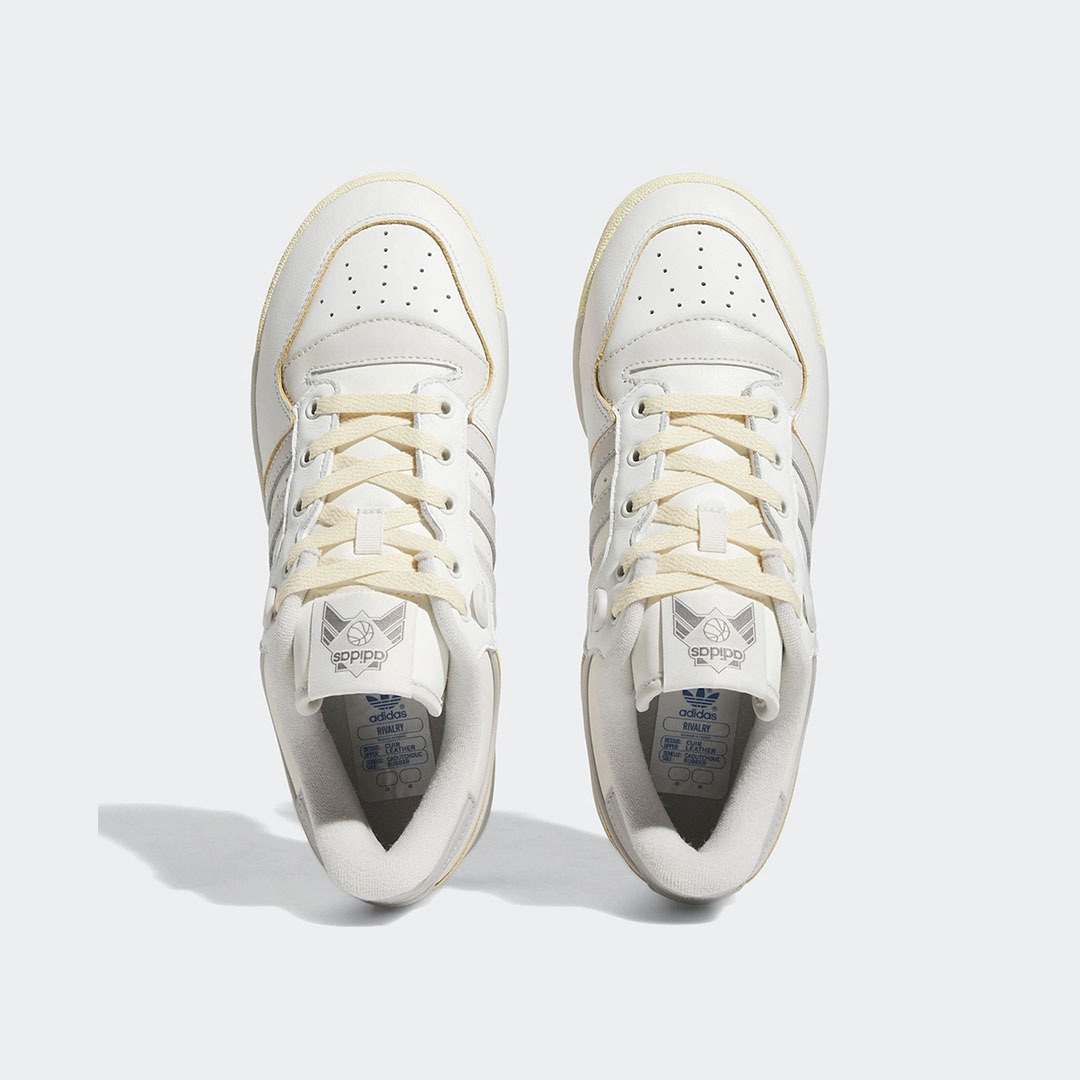 Adidas Rivalry Low 86 Core White Grey 착용 스타일 - 4