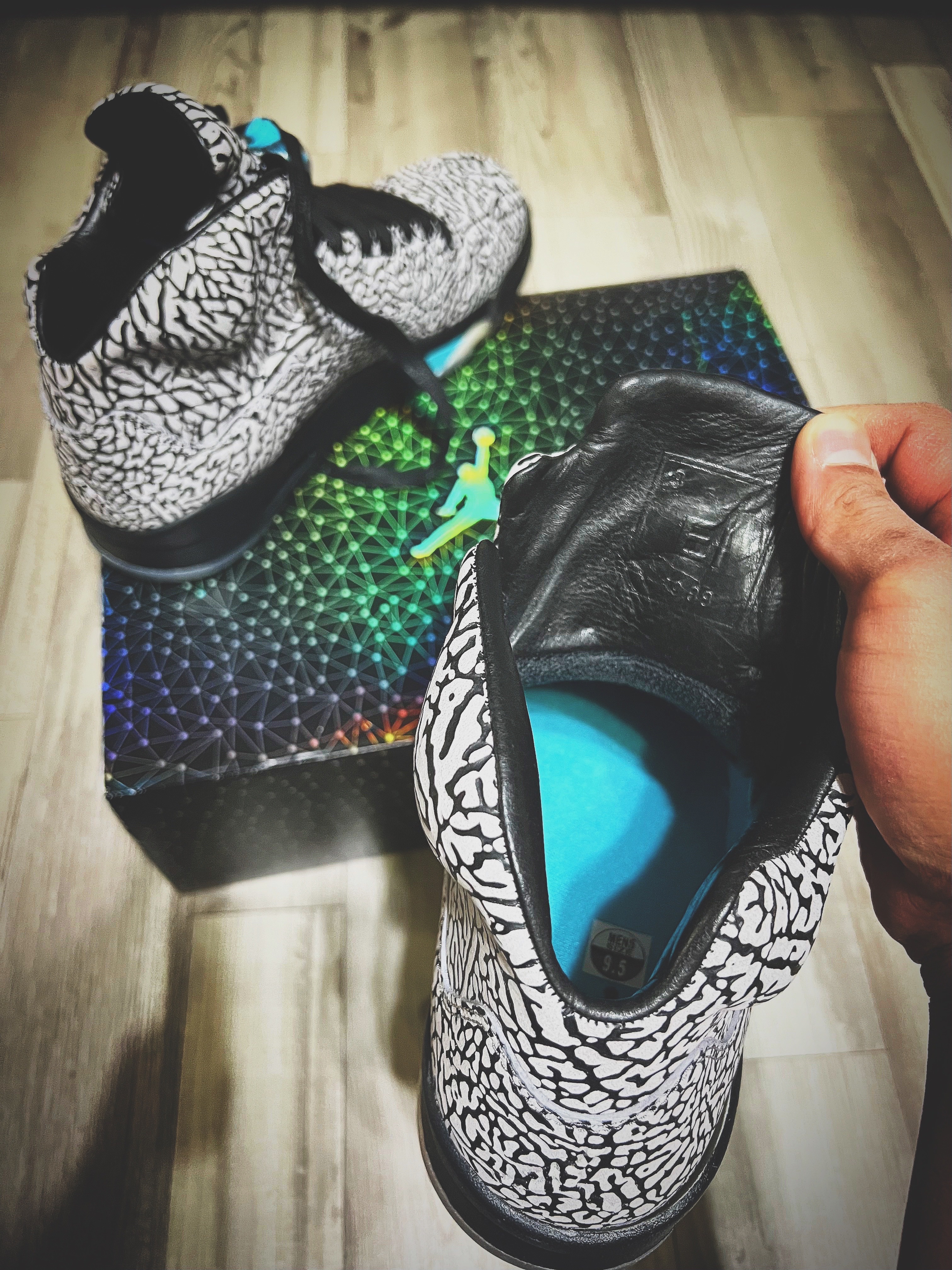 Jordan 5 Retro 3Lab5 Cement Grey 착용 스타일 - 3