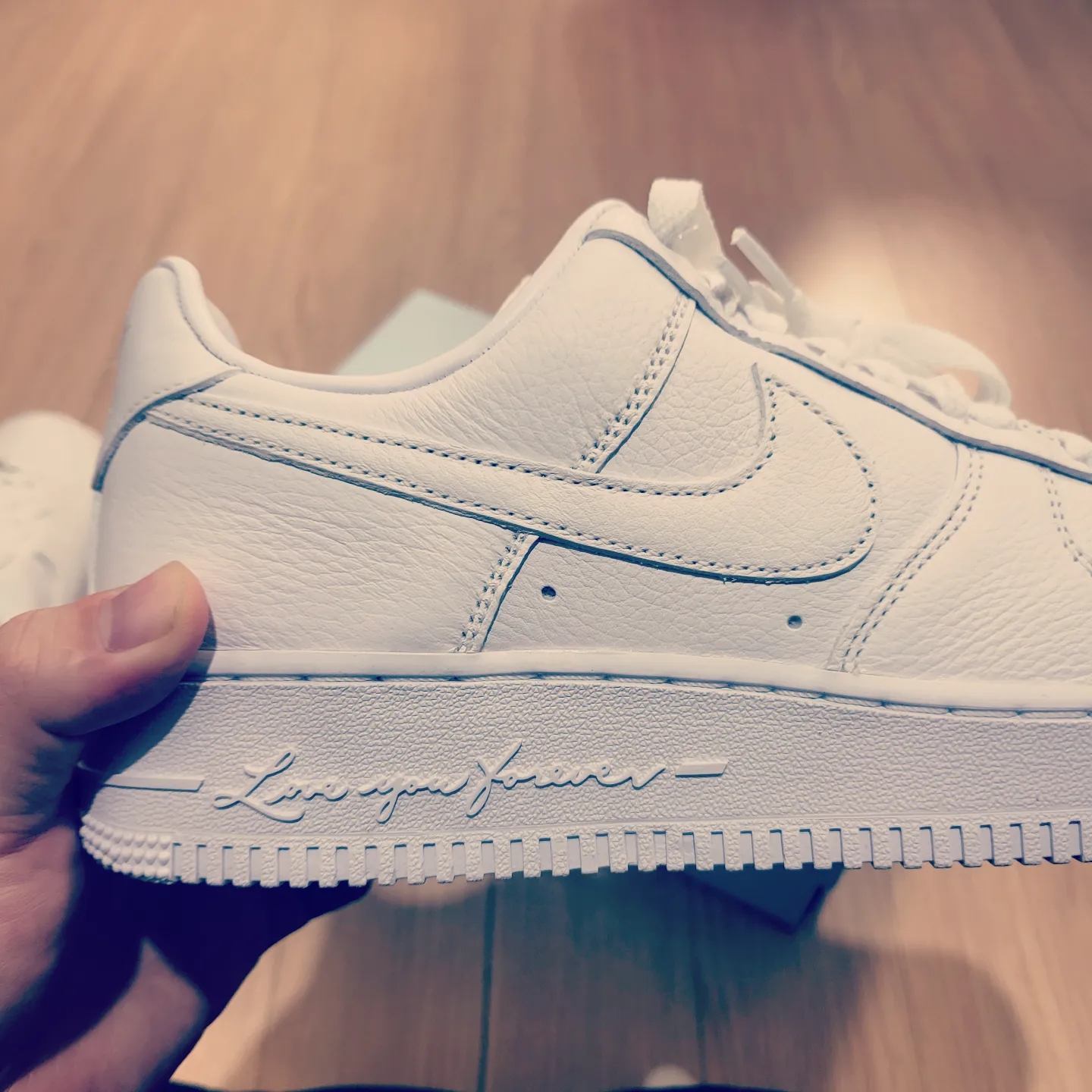 Nike x Drake Nocta Air Force 1 Low SP Certified Lover Boy White 착용 스타일 - 2