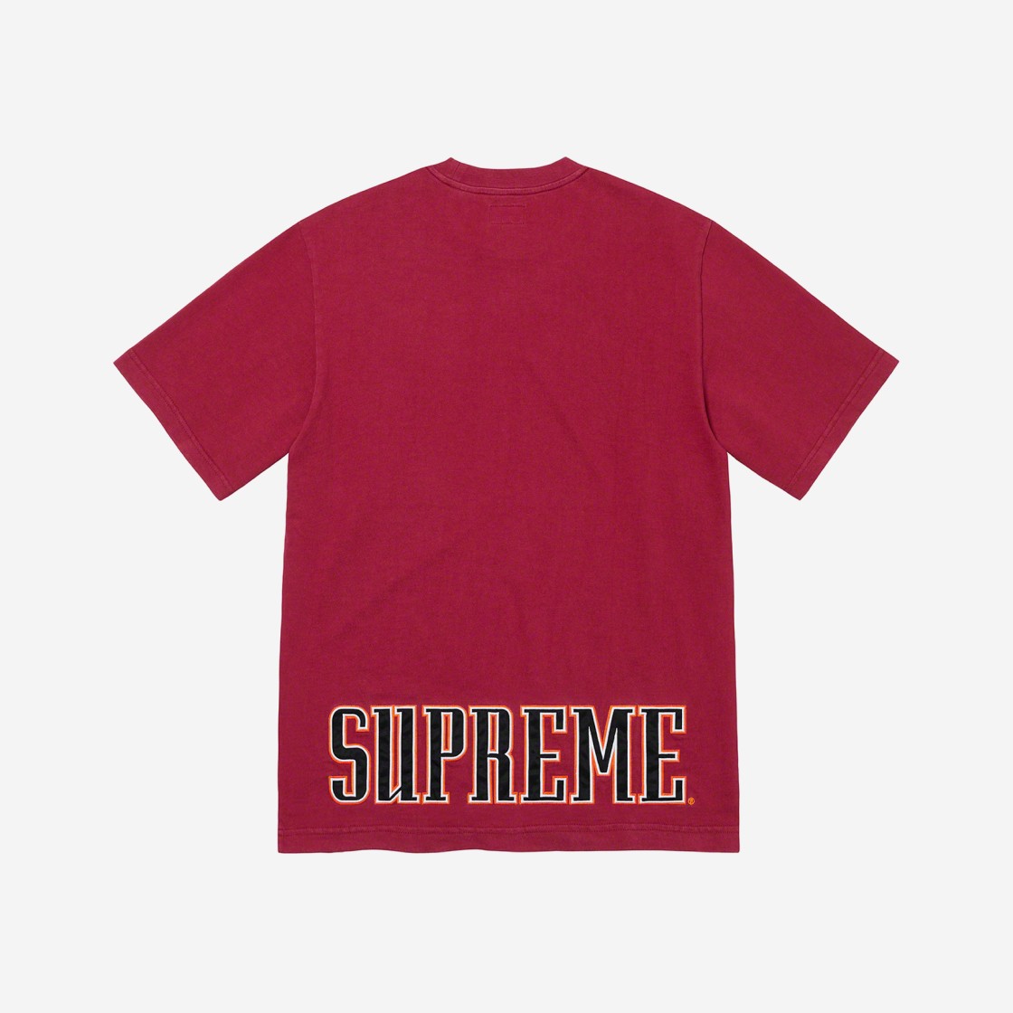 Supreme Contrast Applique S/S Top Cardinal - 22FW 상세 이미지 1