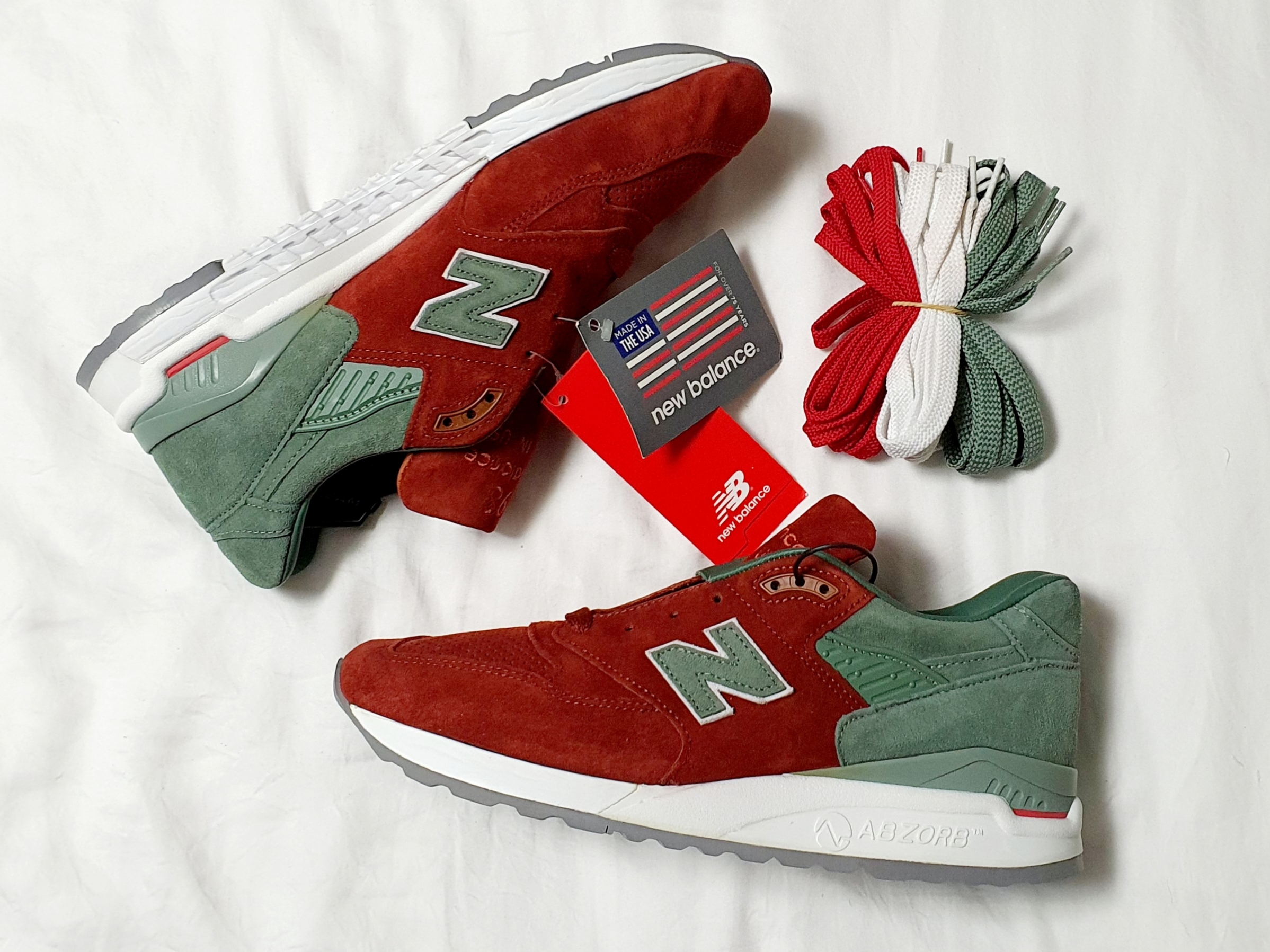 New Balance x Concepts 998 Made in USA City Rivalry Boston 착용 스타일 - 1