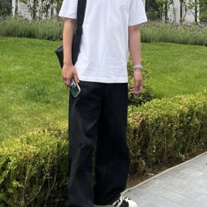 Adidas Superstar 82 Black White 착용 스타일