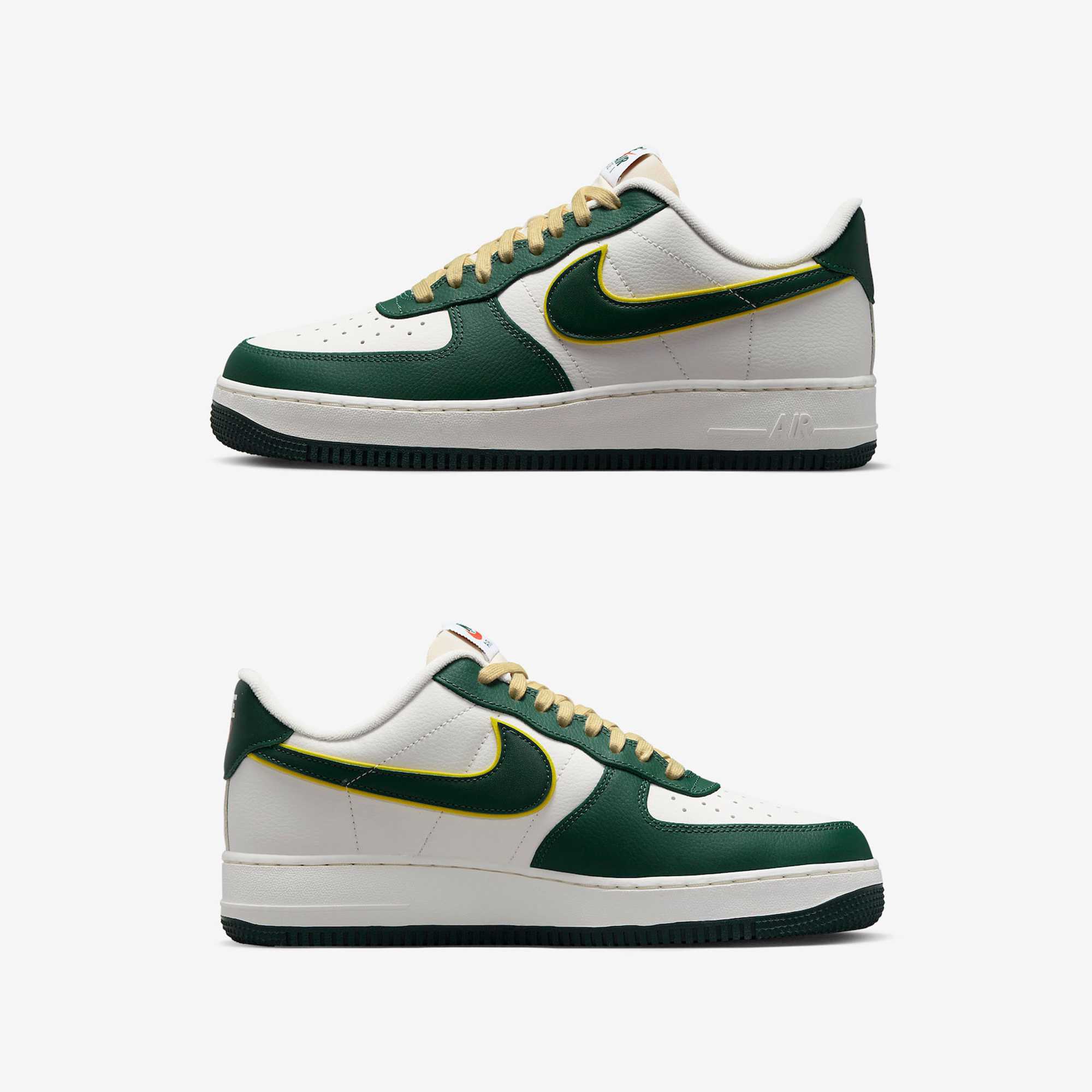 Nike Air Force 1 '07 LV8 Sail Noble Green 착용 스타일 - 3