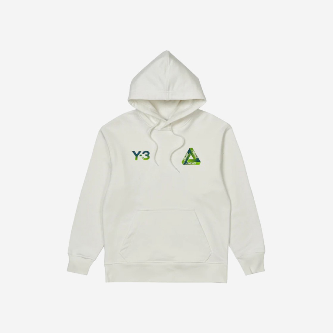 Palace x Y-3 Logo Hoodie White - 22FW 상세 이미지 1