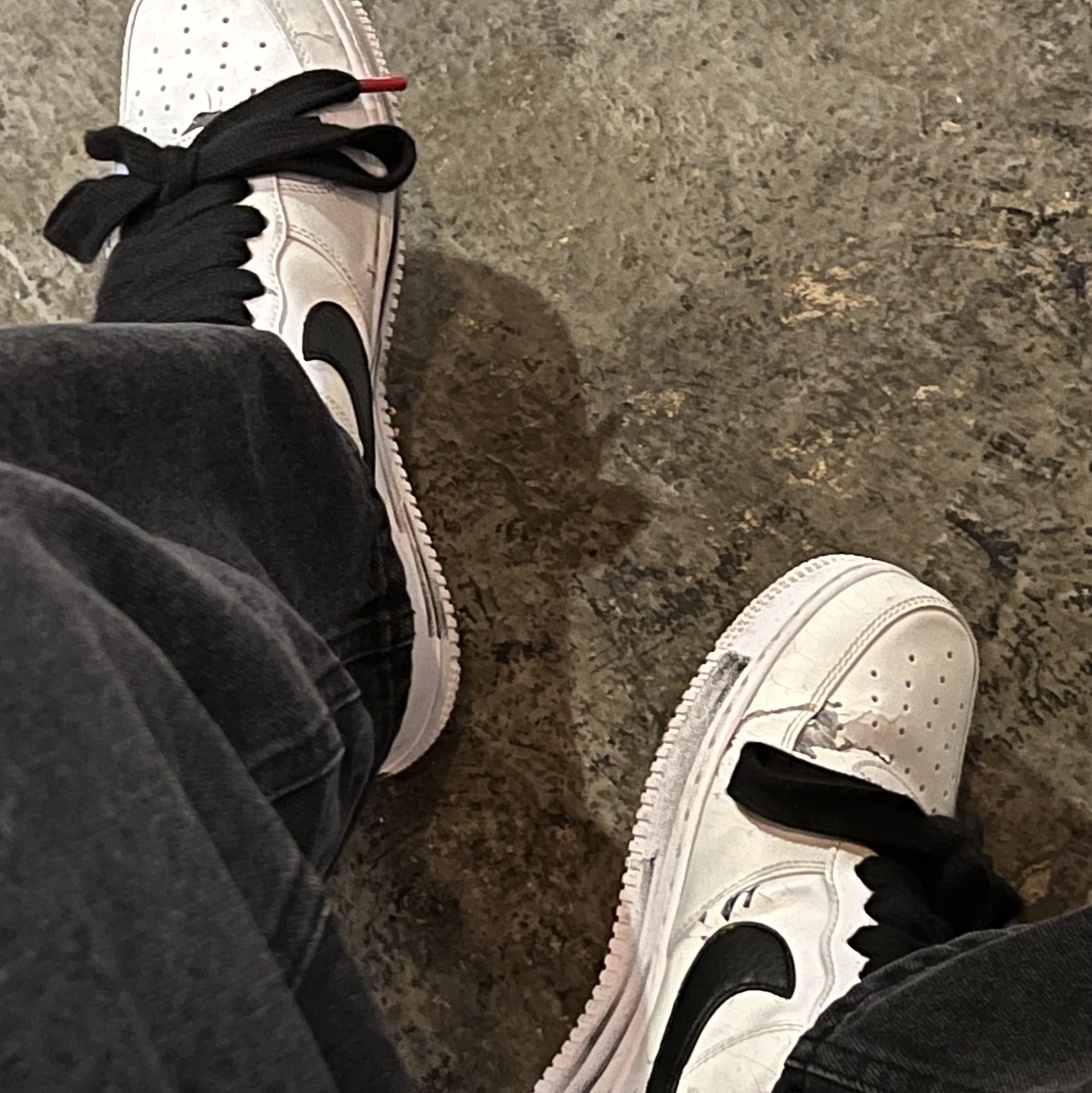 Nike x Peaceminusone Air Force 1 Low Para-Noise 2.0 착용 스타일