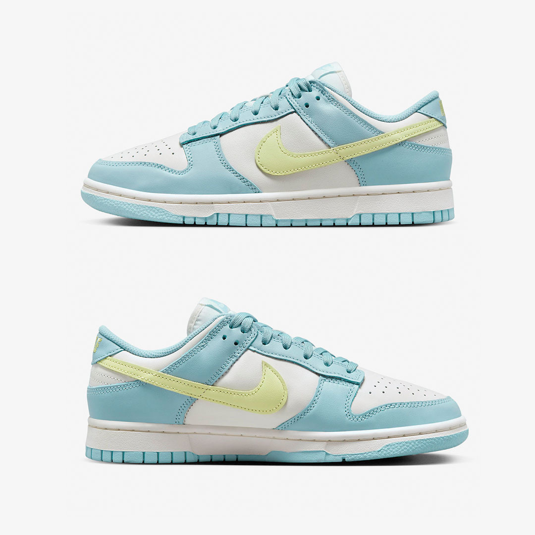 (W) Nike Dunk Low Ocean, Nike Dunk Low Retro Valerian Blue 착용 스타일 - 3
