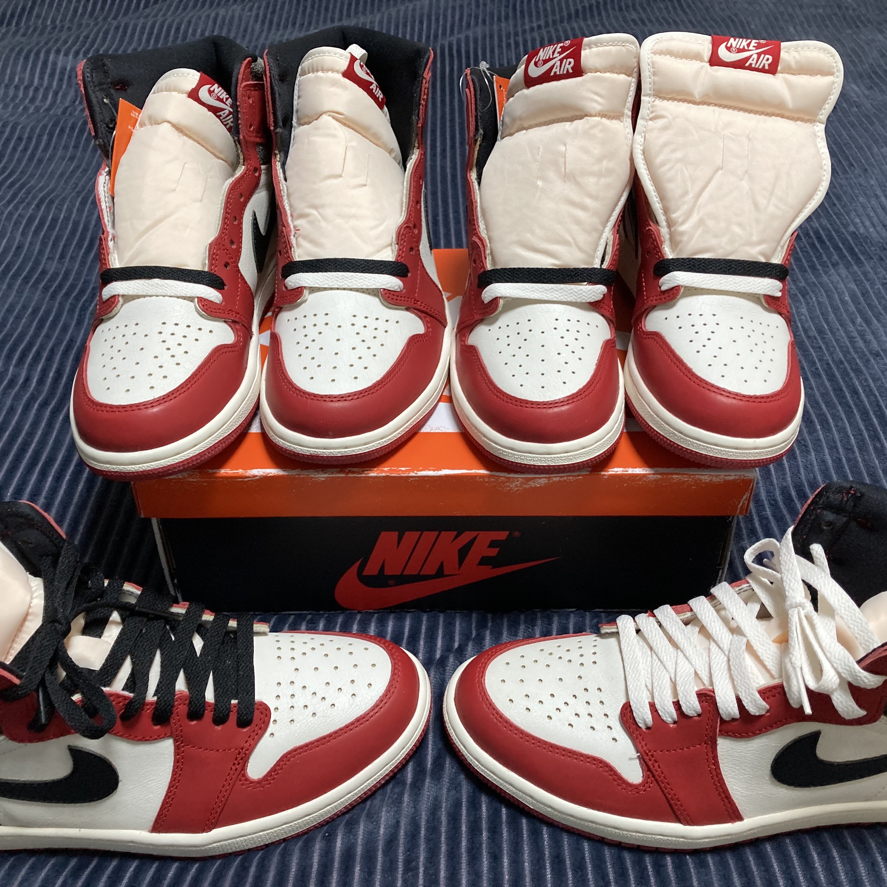 Jordan 1 Retro High OG Chicago 2022, (GS) Jordan 1 Retro High OG Chicago 2022 착용 스타일 - 3