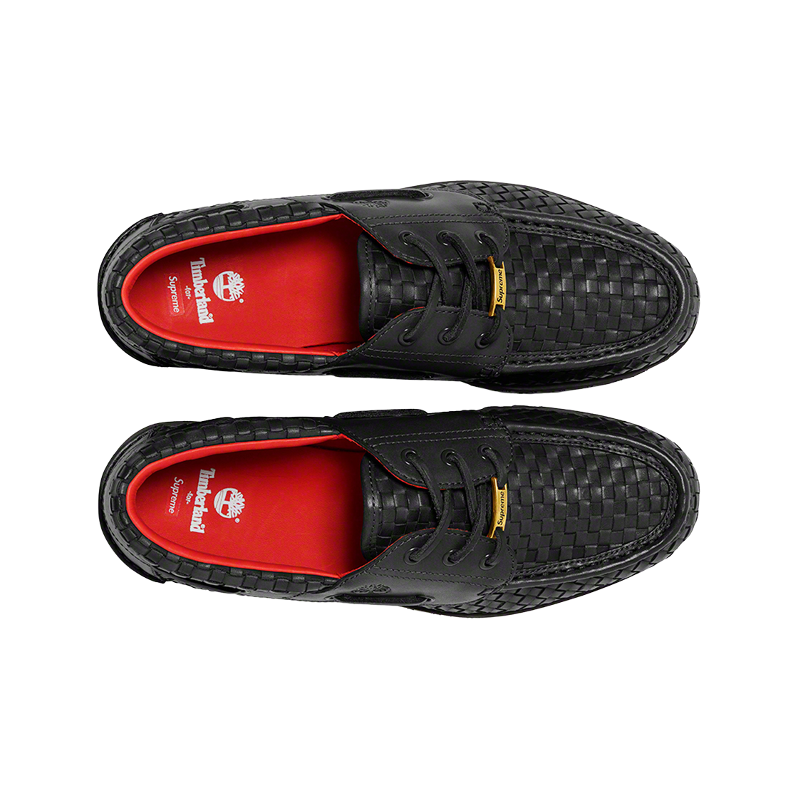 팀버랜드 x 슈프림 우븐 3-아이 러그 슈 블랙 - 22FW - 미디움(Timberland x Supreme Woven 3-Eye Lug Shoe Black - 22FW - Medium) - 2