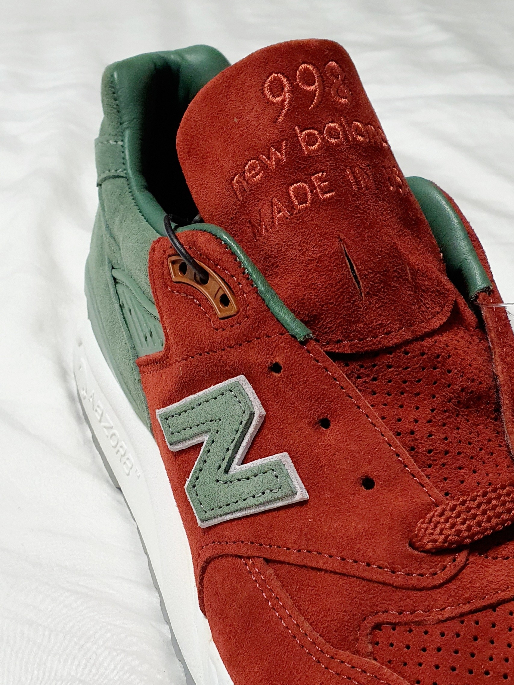 New Balance x Concepts 998 Made in USA City Rivalry Boston 착용 스타일 - 2