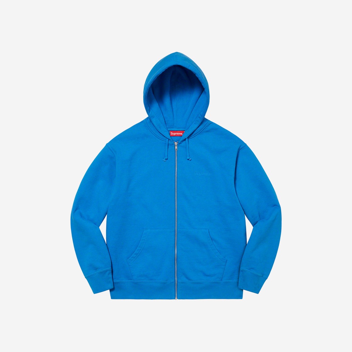 Supreme Lakshmi Zip Up Hooded Sweatshirt Bright Blue - 22FW 상세 이미지 2