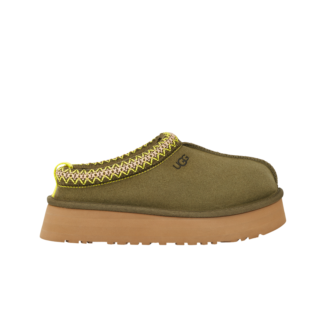 (W) 어그 타즈 슬리퍼 번트 올리브((W) UGG Tazz Slipper Burnt Olive) - 1