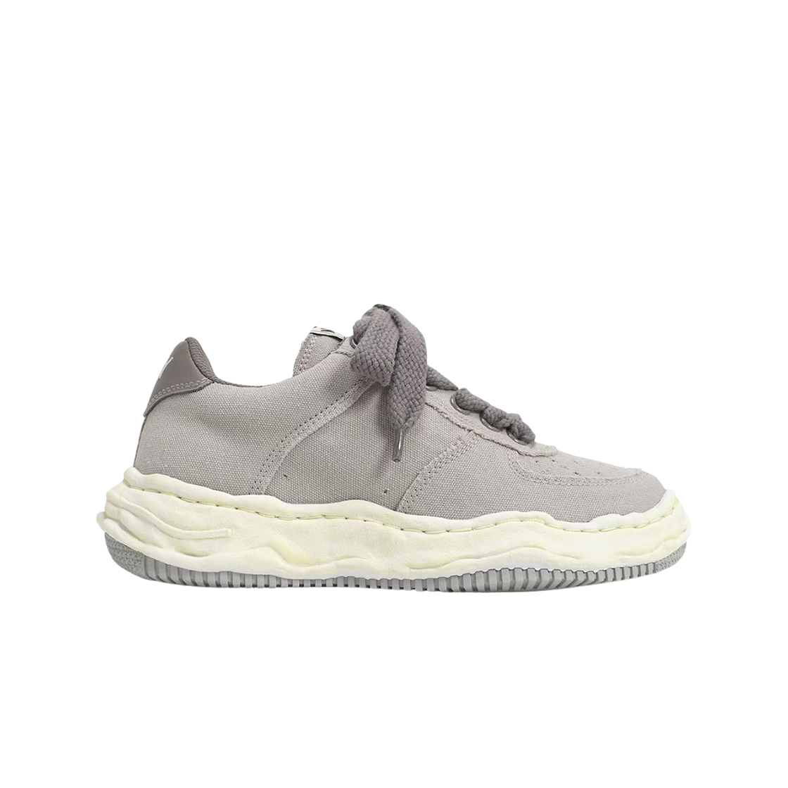 메종 미하라 야스히로 웨인 OG 솔 워시드 캔버스 로우탑 스니커즈 그레이(Maison Mihara Yasuhiro Wayne OG Sole Washed Canvas Low-top Sneakers Grey) - 1