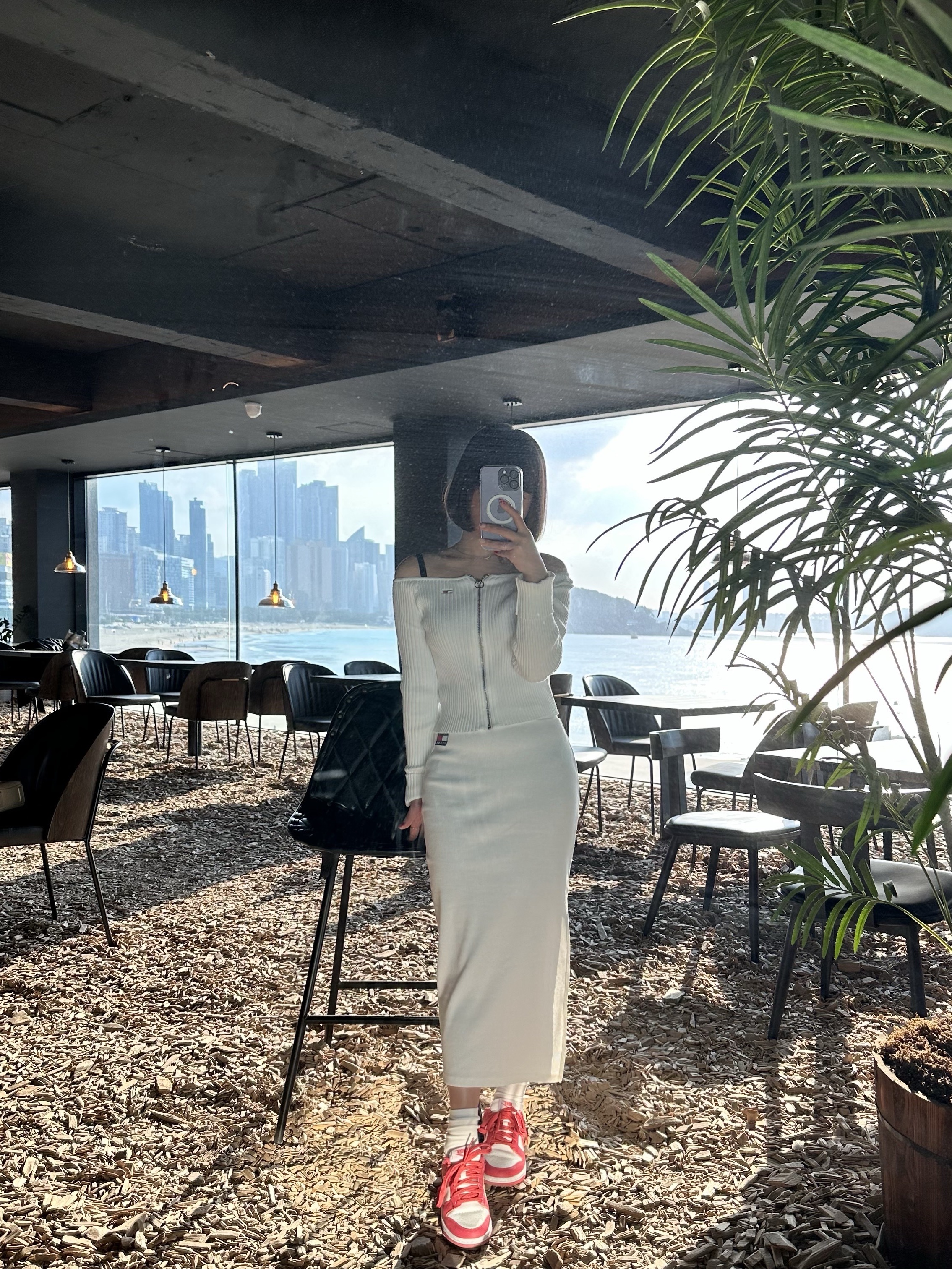 (PS) Nike Dunk Low Archeo Pink 착용 스타일 - 4