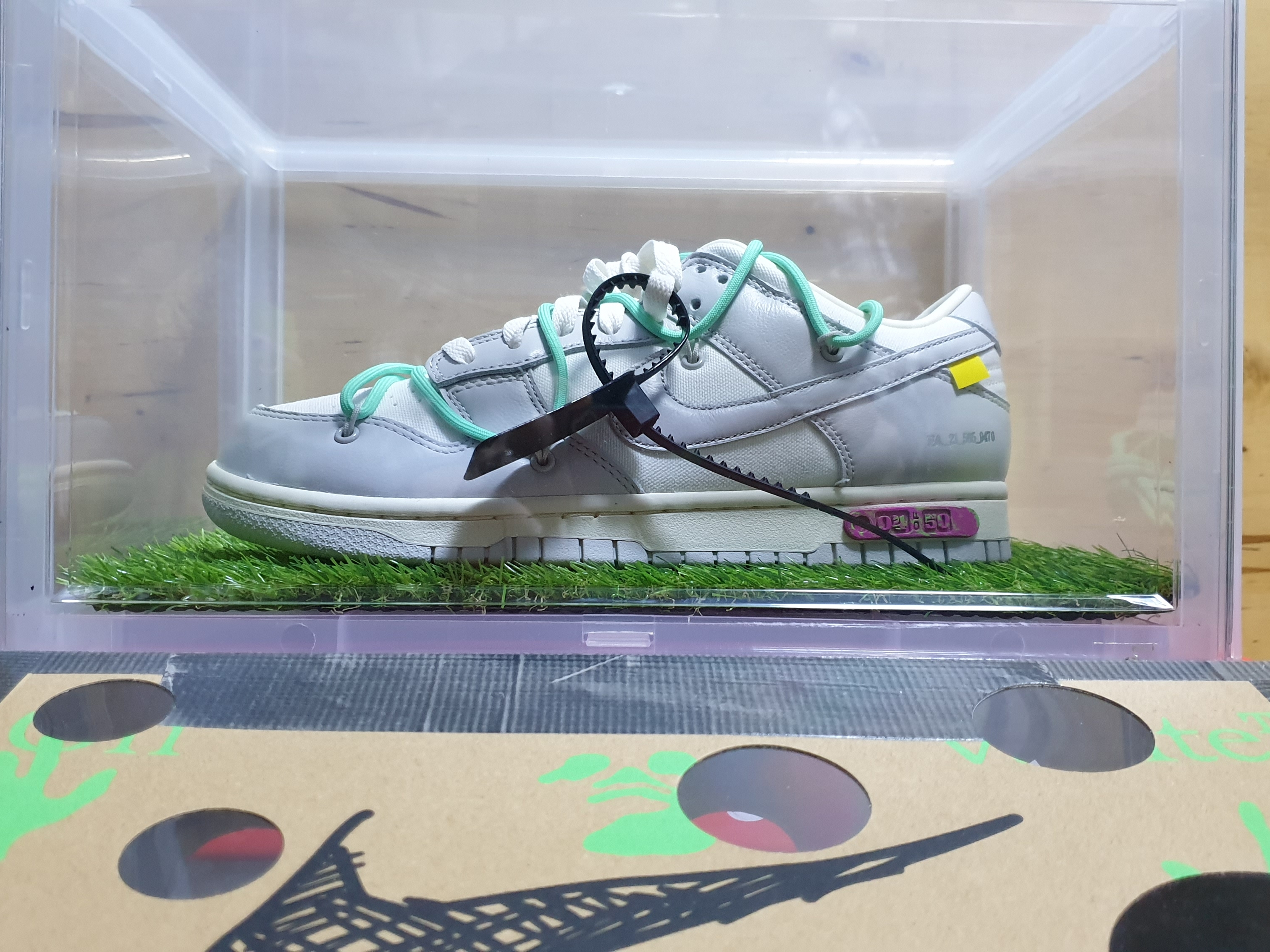 Nike x Off-White Dunk Low The 50 - Lot 4 착용 스타일