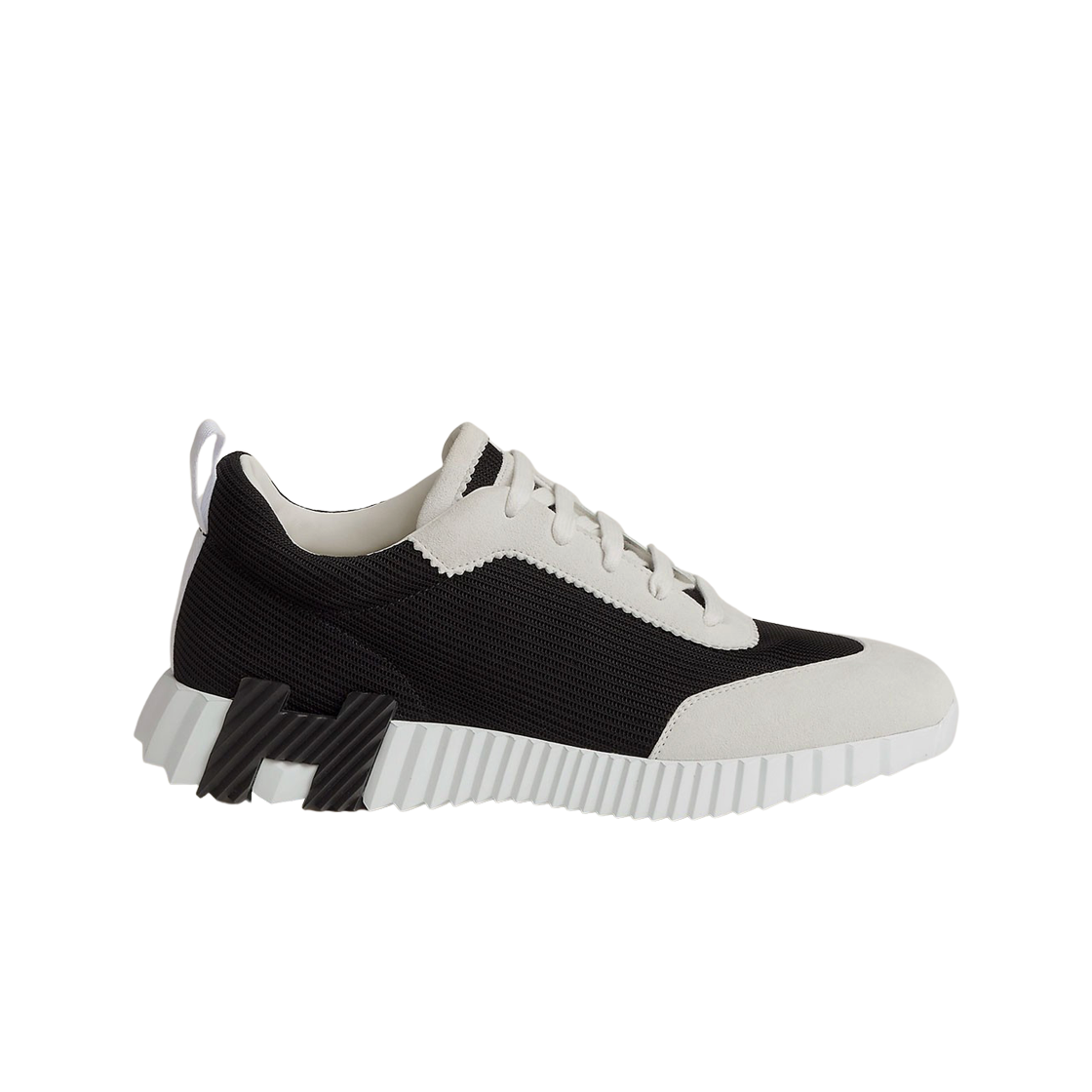 에르메스 바운싱 스니커즈 메쉬 스웨이드 고트스킨 & 누아 블랑(Hermes Bouncing Sneakers Mesh Suede Goatskin & Noir Blanc)