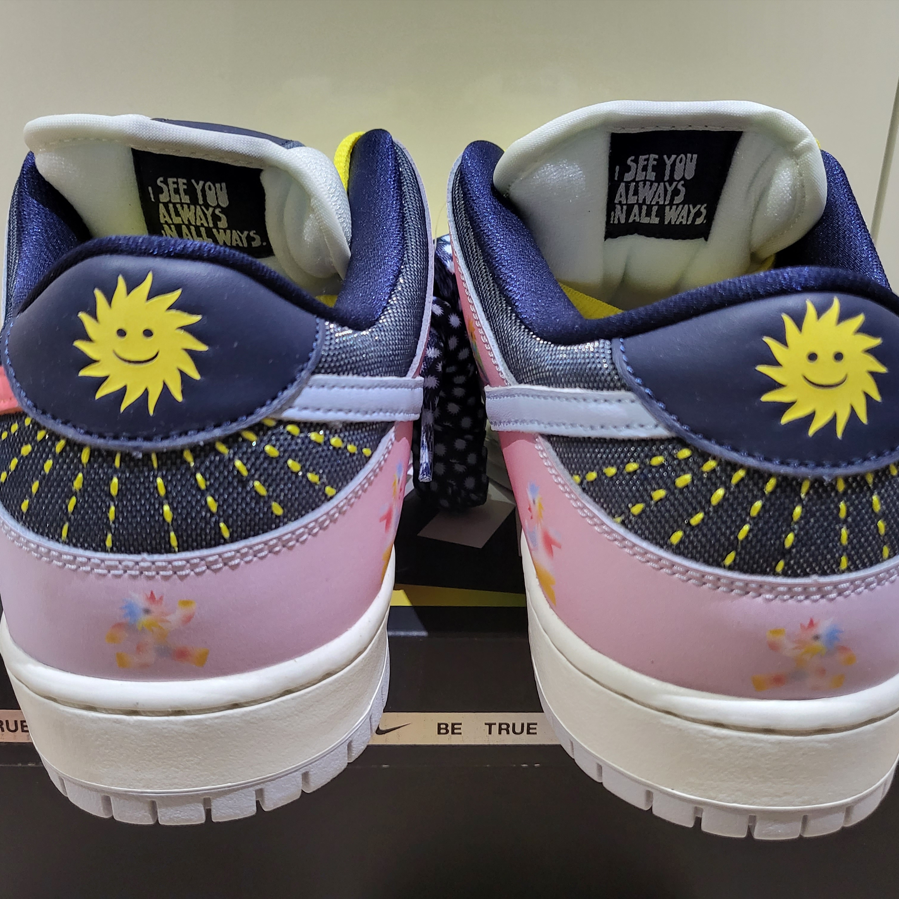 Nike SB Dunk Low Pro Pink Gaze Sail 착용 스타일 - 4