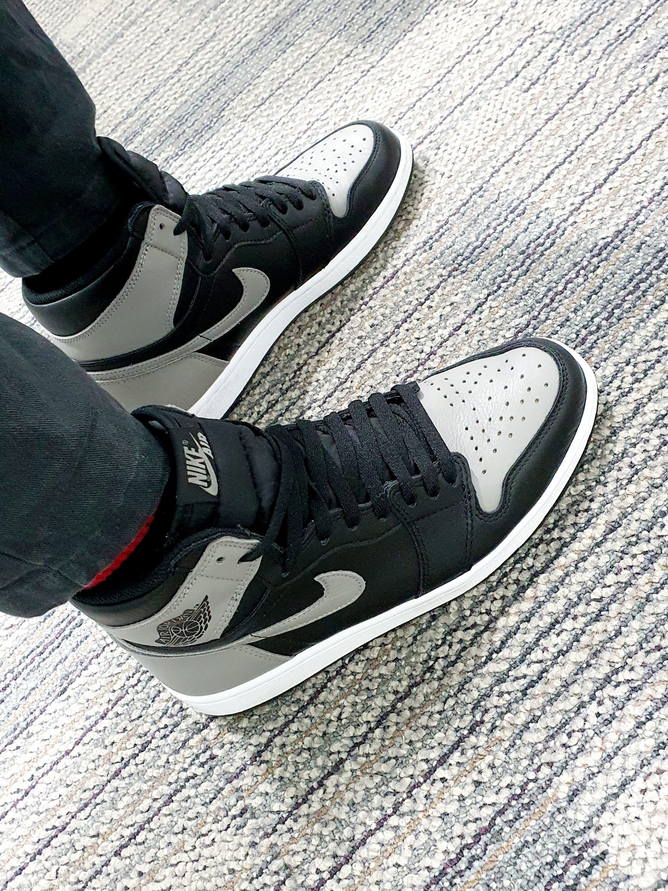 Jordan 1 Retro High OG Shadow 2018 착용 스타일 - 2