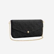 Louis Vuitton Felicie Pochette Monogram Empreinte Black