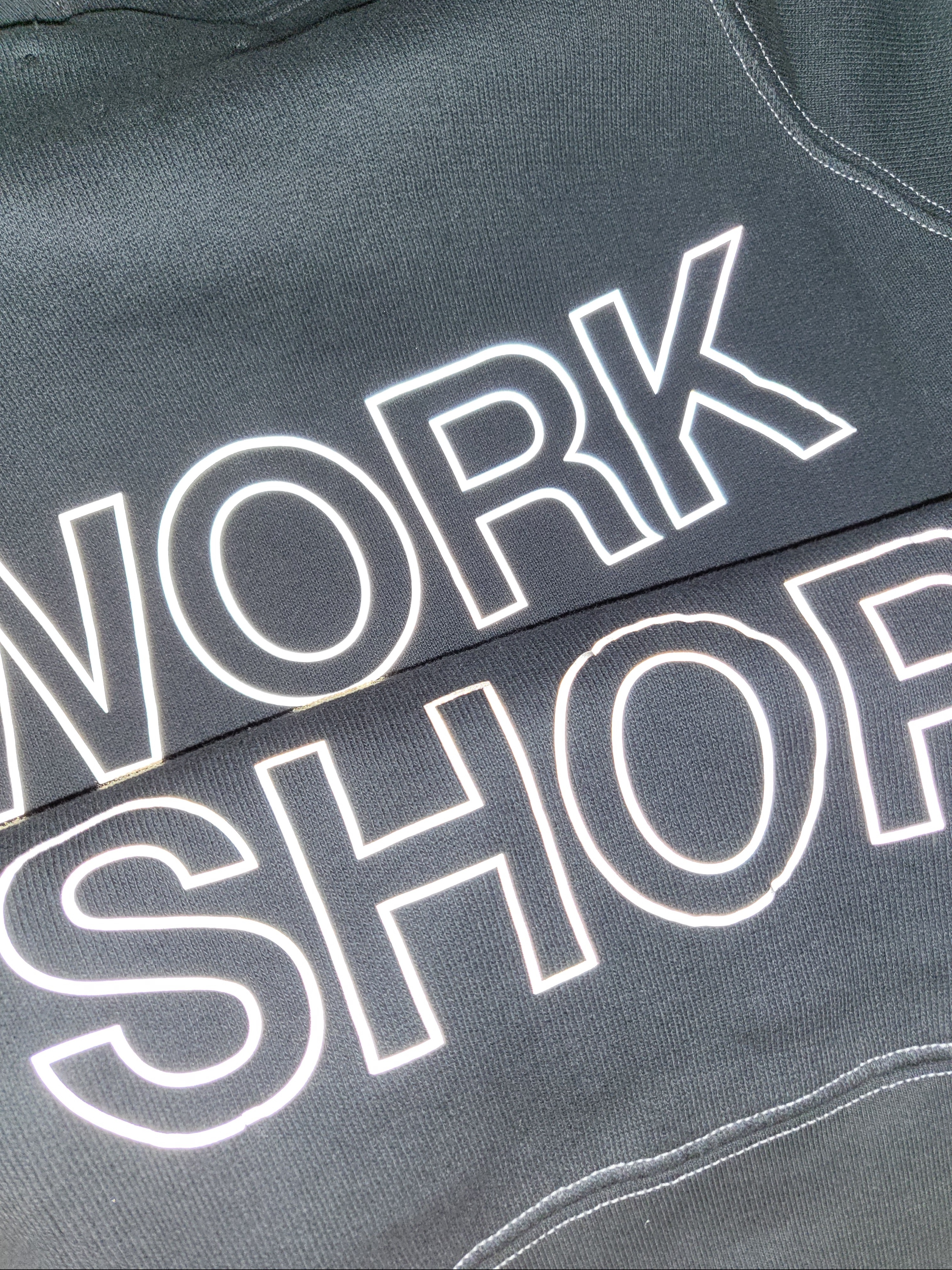 Our Legacy Work Shop Hood Black, Our Legacy Work Shop Hood Yin Yang Reflective Black 착용 스타일