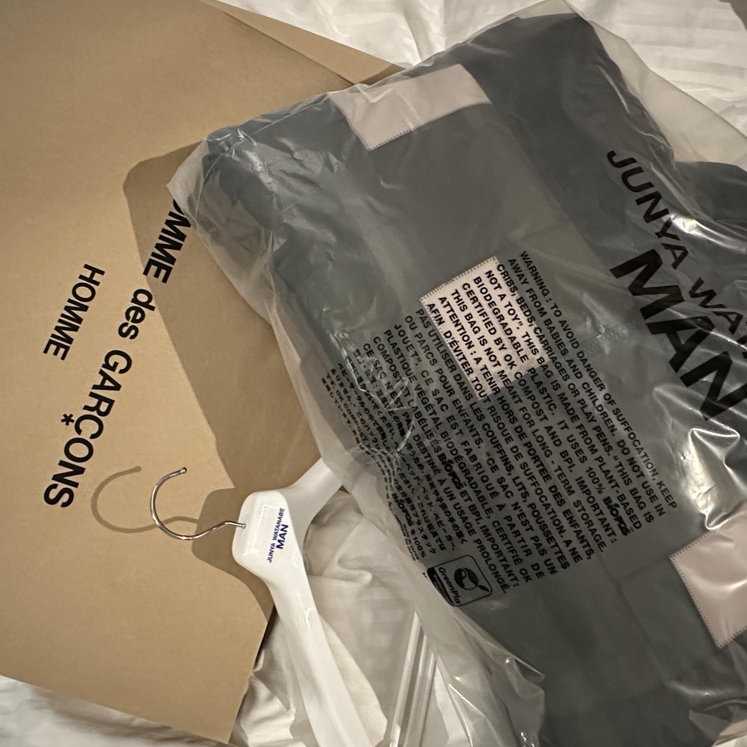 The North Face x Comme des Garcons Junya Watanabe Man Nuptse Down Jacket Khaki 착용 스타일 - 2