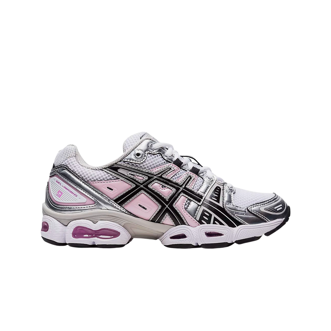 (W) 아식스 젤 님버스 9 화이트 블랙((W) Asics Gel-Nimbus 9 White Black)