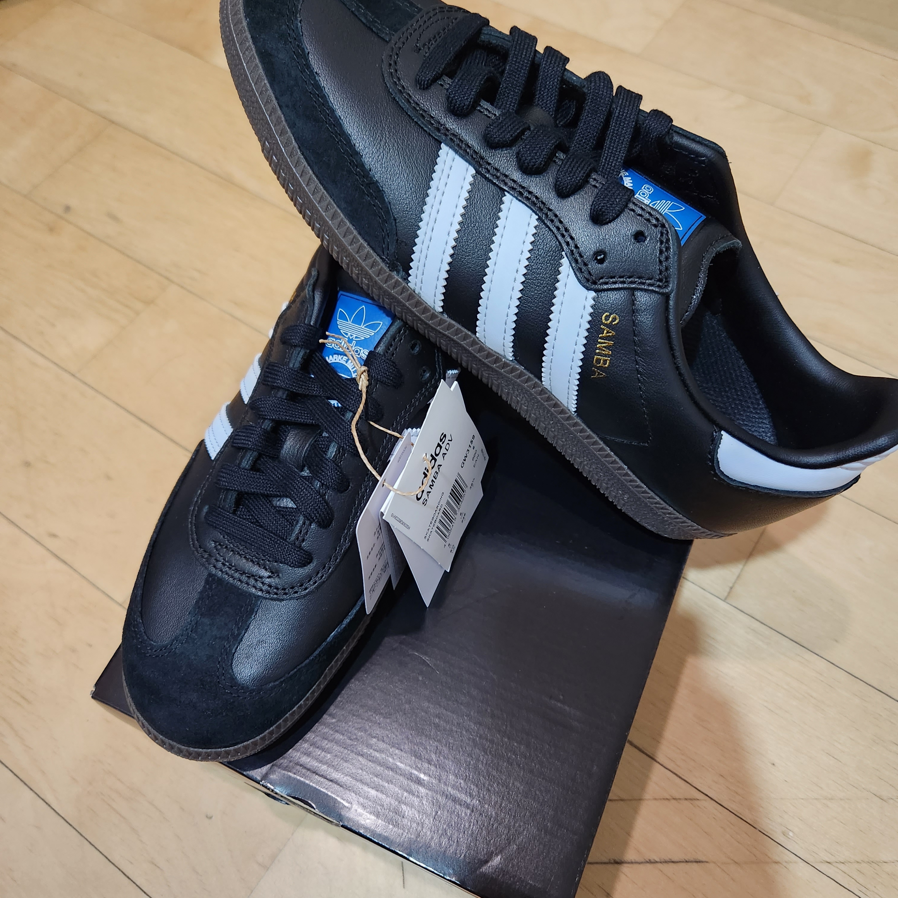 Adidas Samba ADV Black 착용 스타일