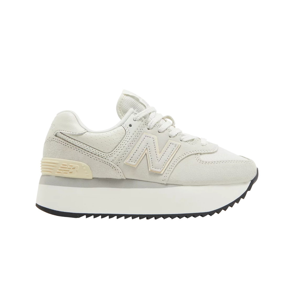 (W) 뉴발란스 574+ 화이트((W) New Balance 574+ White) - 1