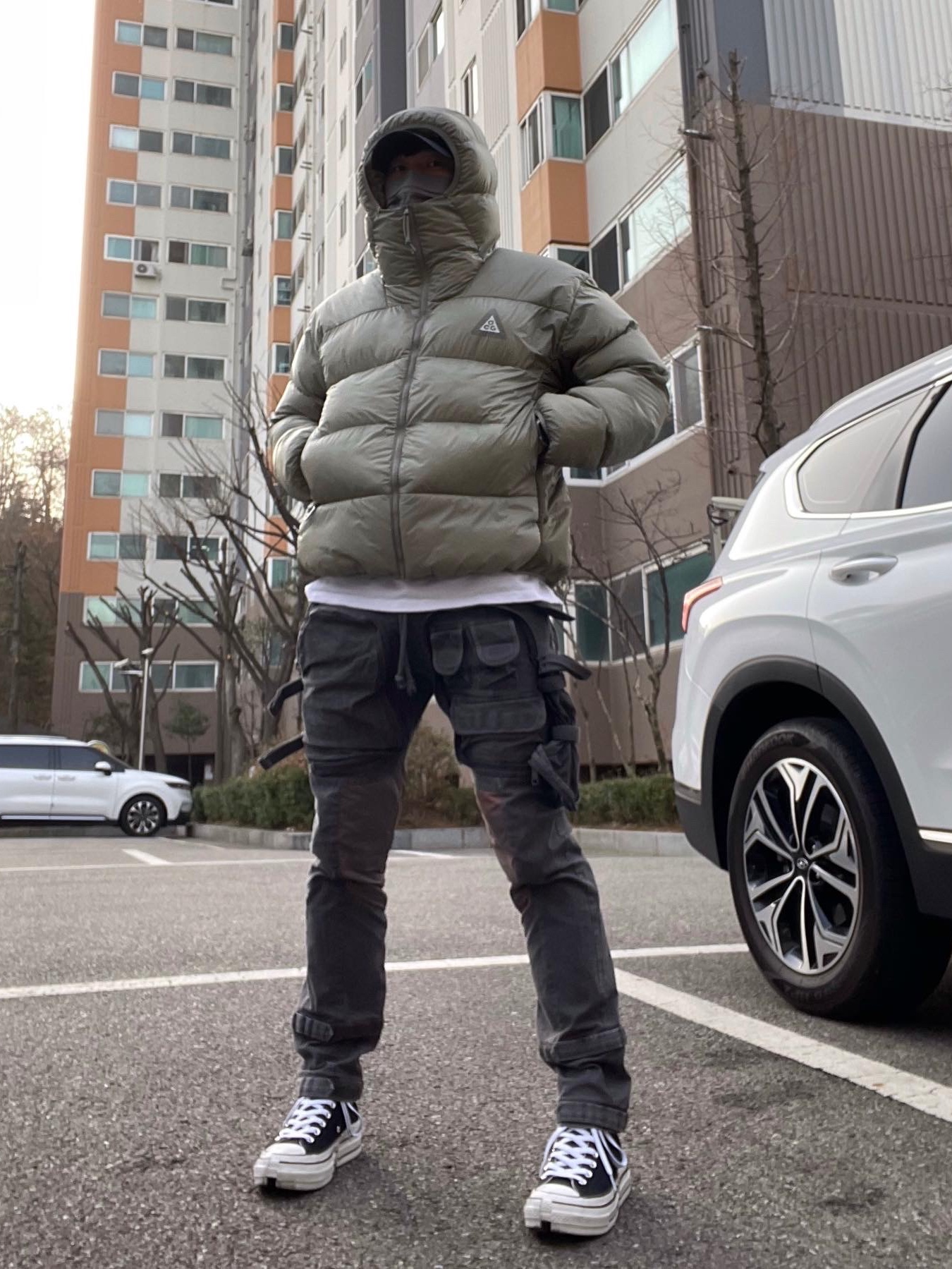 Nike ACG Therma-Fit ADV Lunar Lake Puffer Jacket Light Army - Asia, Converse x Feng Chen Wang Chuck 70 2-in-1 Natural Ivory Black 착용 스타일 - 2
