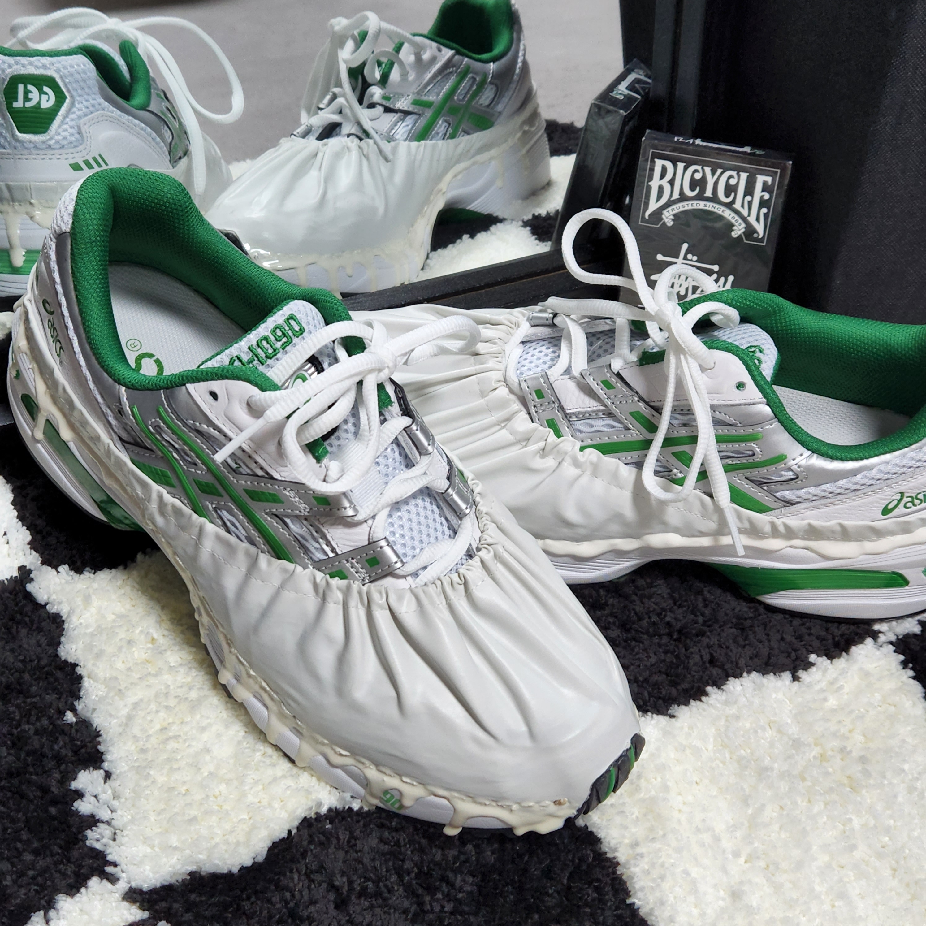Asics x Kassl Editions Gel-1090 White 착용 스타일