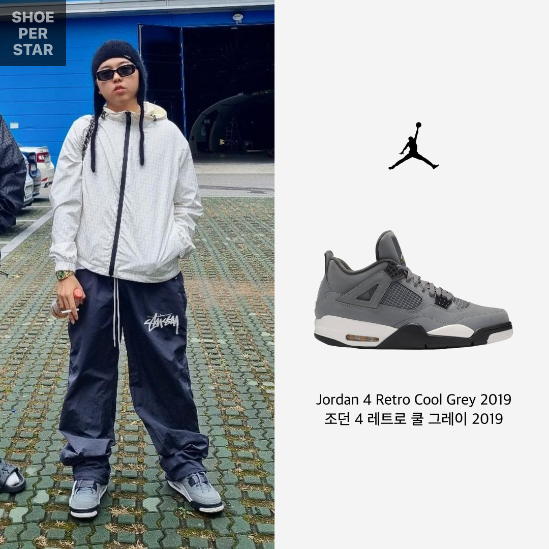 Jordan 6 Retro Oreo, Jordan 4 Retro Cool Grey 2019 착용 스타일 - 3