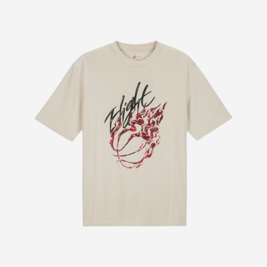 조던 x 트래비스 스캇 티셔츠 라이트 마호가니 브라운 - 아시아