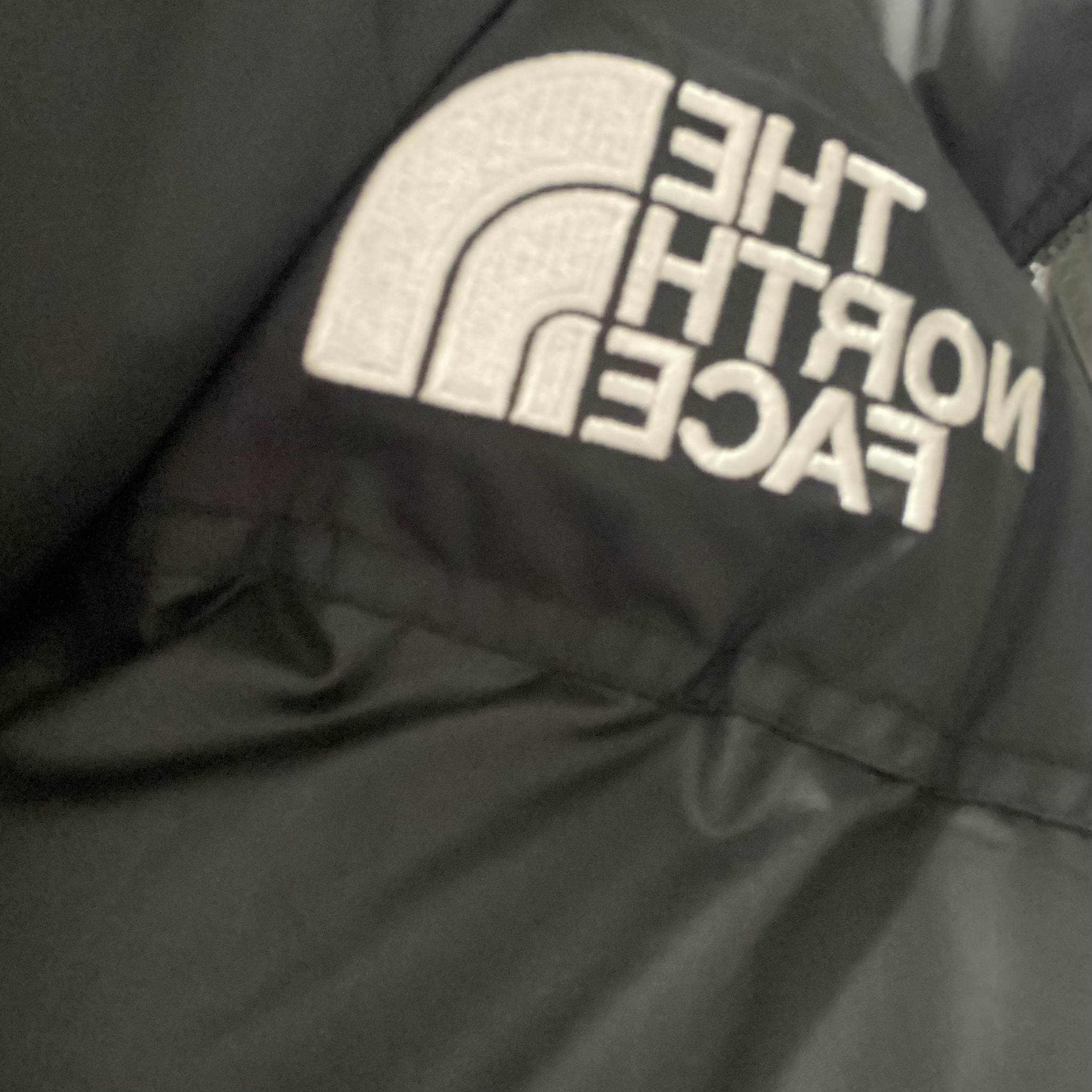 The North Face 1996 Eco Nuptse Jacket Black 착용 스타일