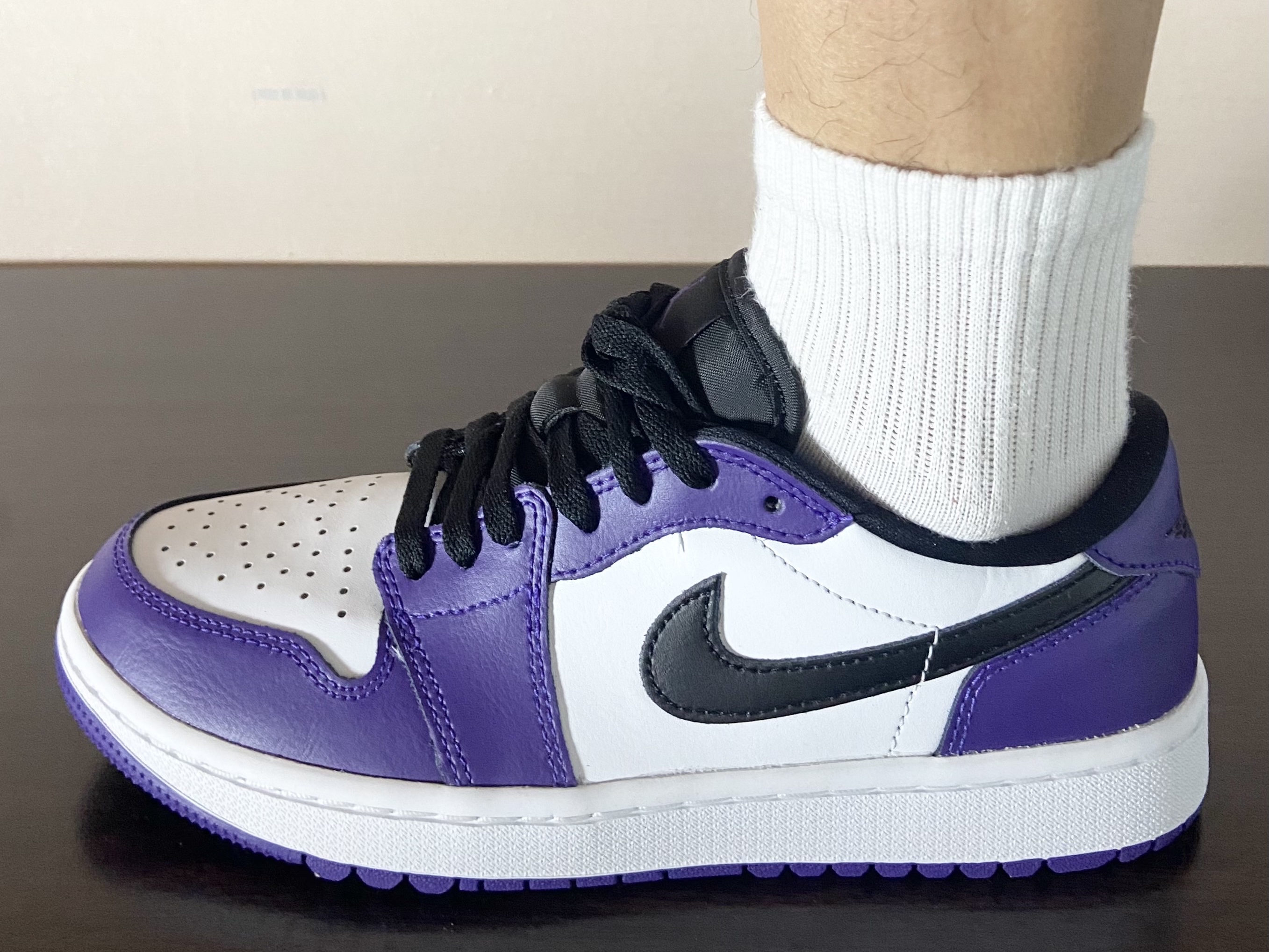 Jordan 1 Low Golf Court Purple 착용 스타일