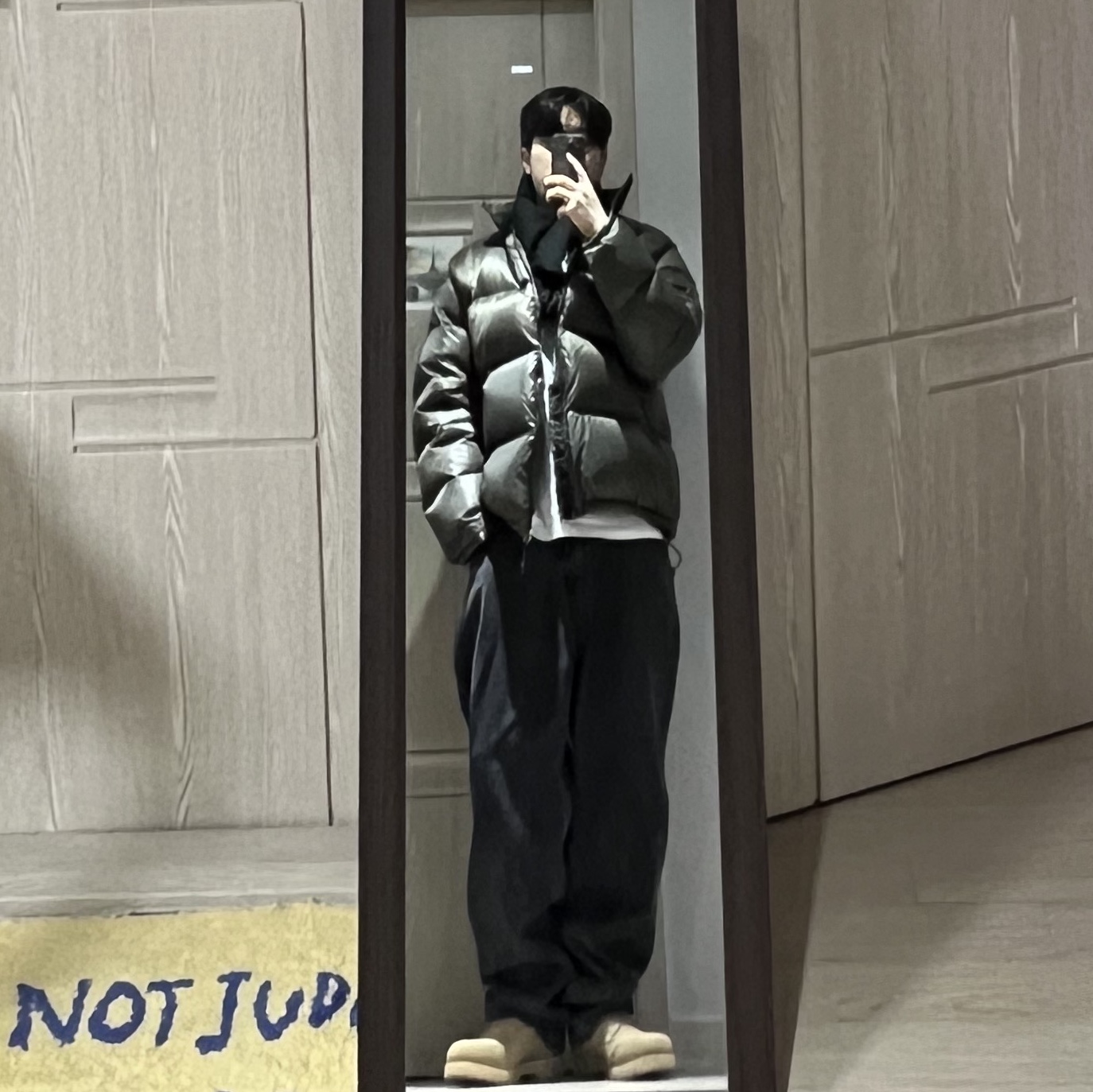 Fetch Polish Goose Challenger Jacket Khaki 착용 스타일