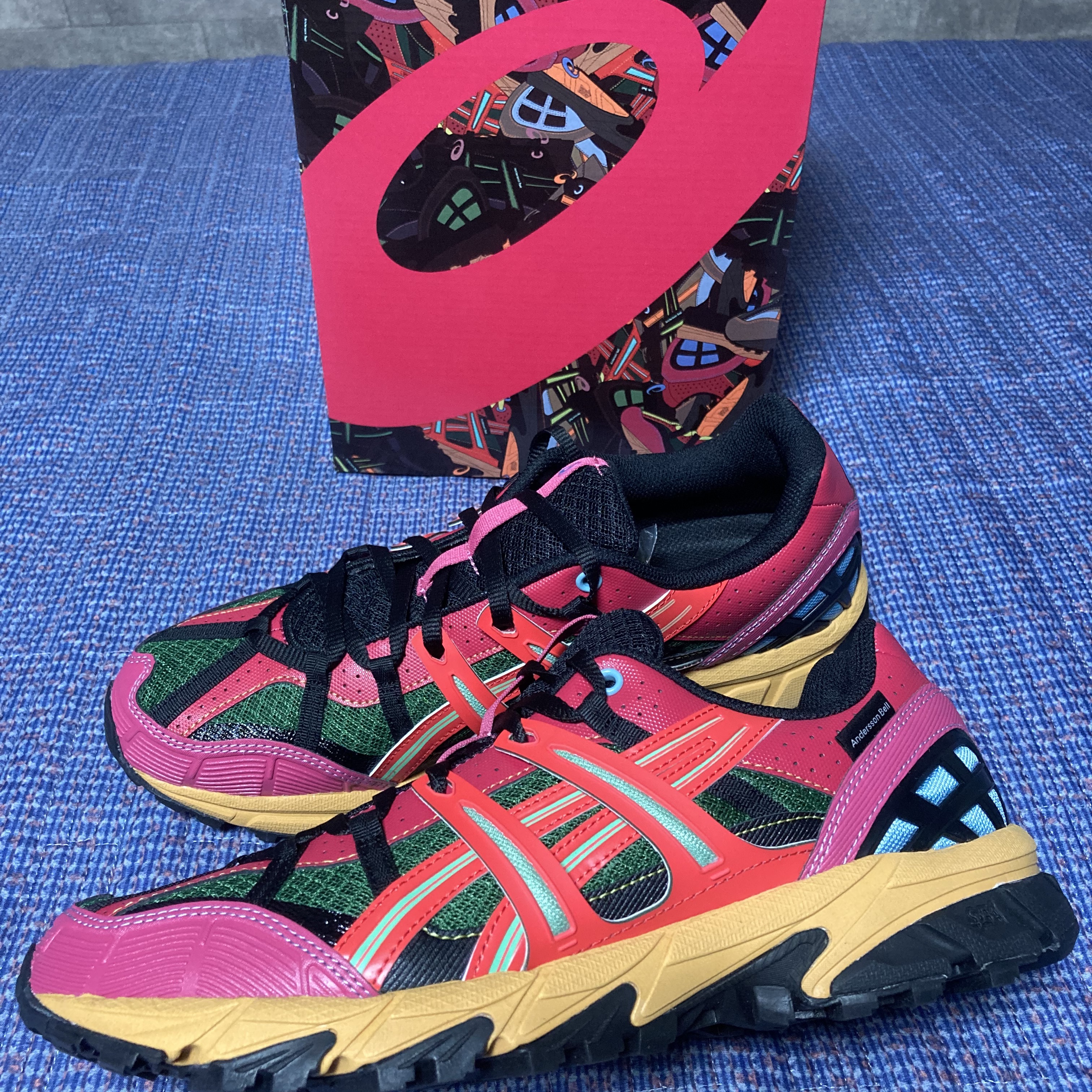 Asics x Andersson Bell Gel-Sonoma 15-50 Bright Rose Evergreen 착용 스타일 - 2