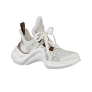 (W) Louis Vuitton LV Archlight Sneakers Beige