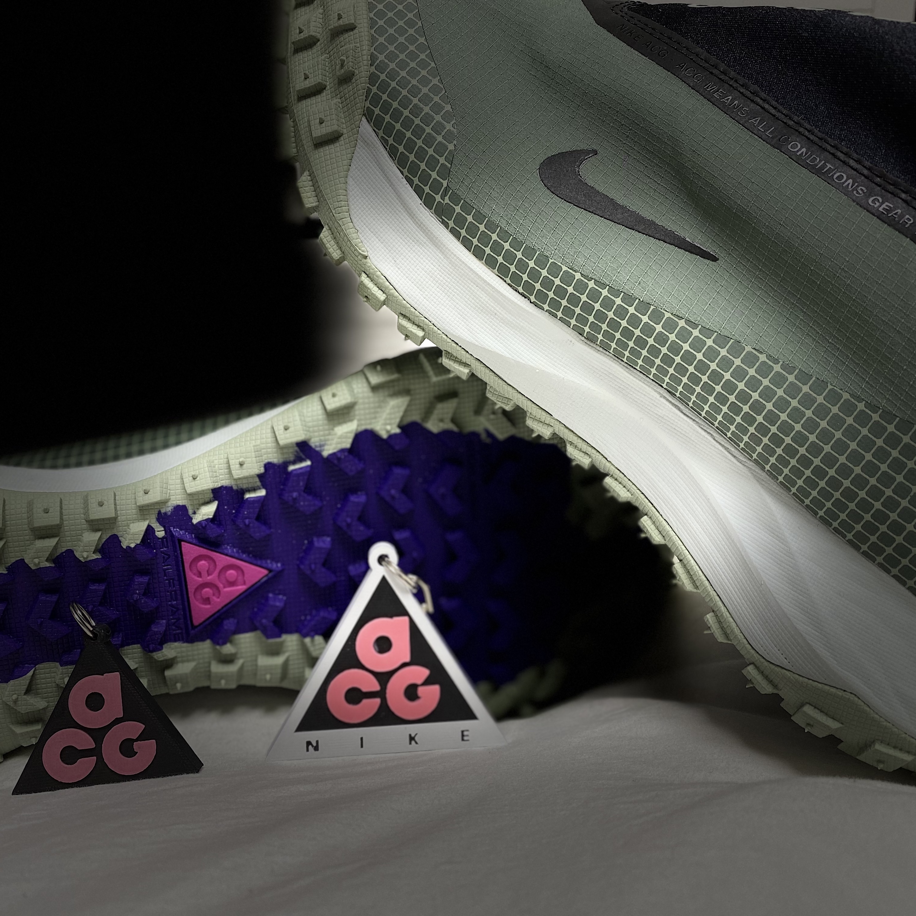 Nike ACG Mountain Fly Gore-Tex Clay Green 착용 스타일 - 2